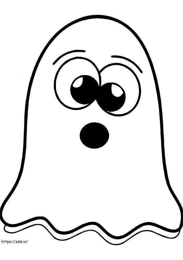 Beautiful Ghost coloring page