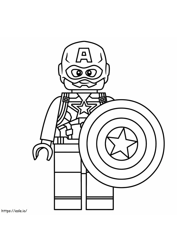 Lindo Lego Capitán América
