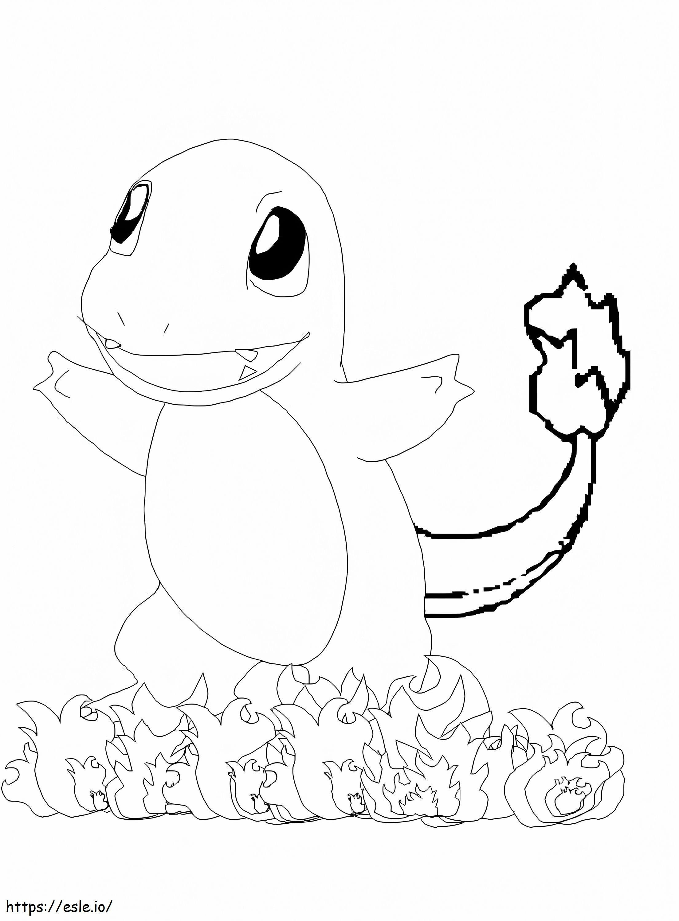 Fire Charmer coloring page