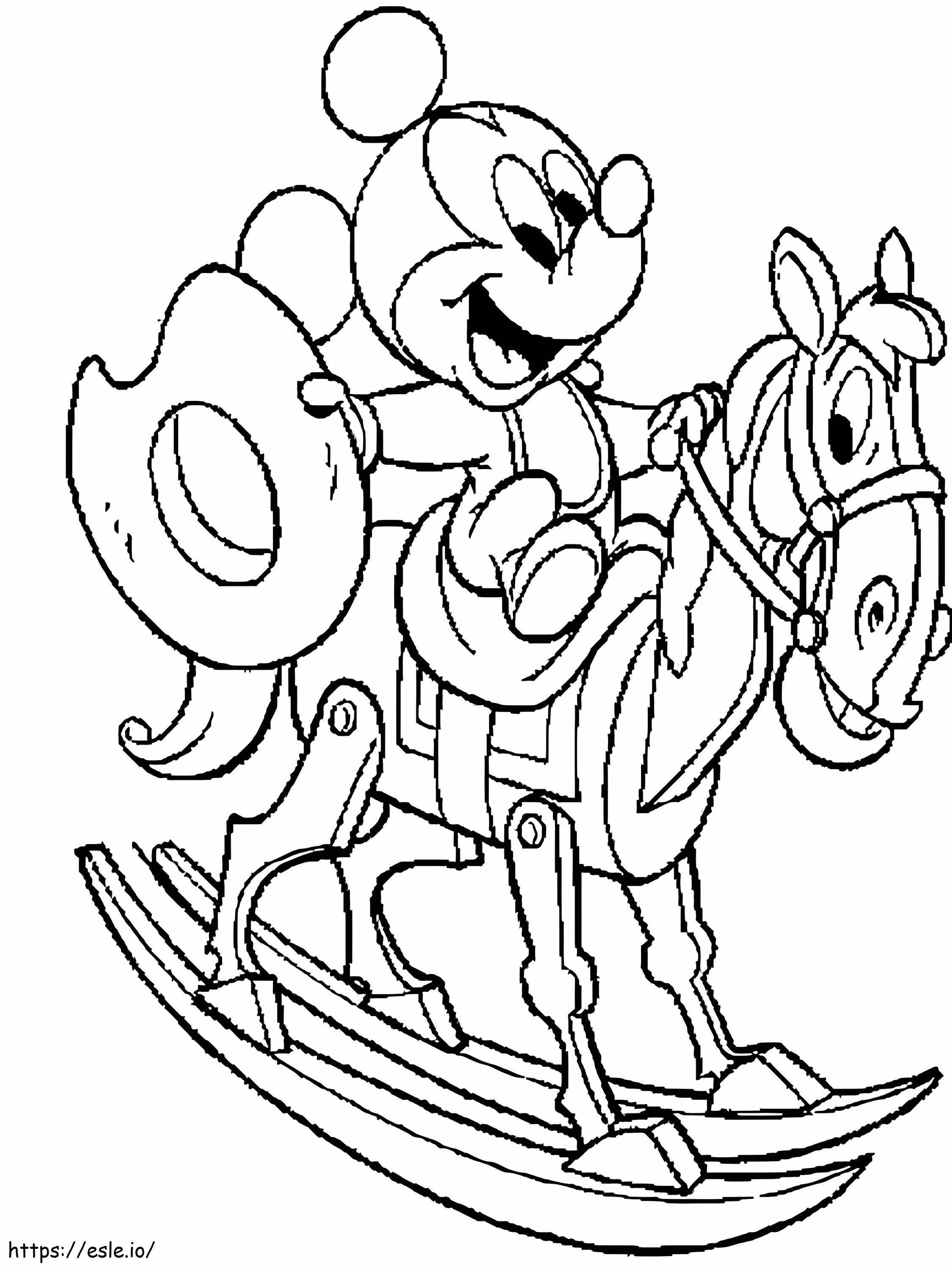 Cute Baby Mickey 1 coloring page