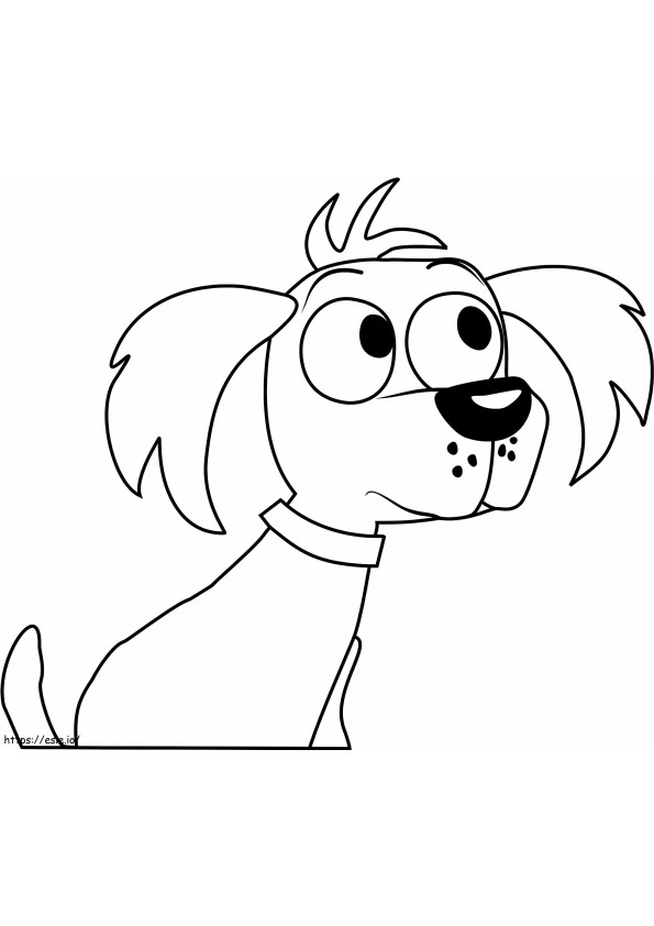 Yipper From Pound Puppies coloring page
