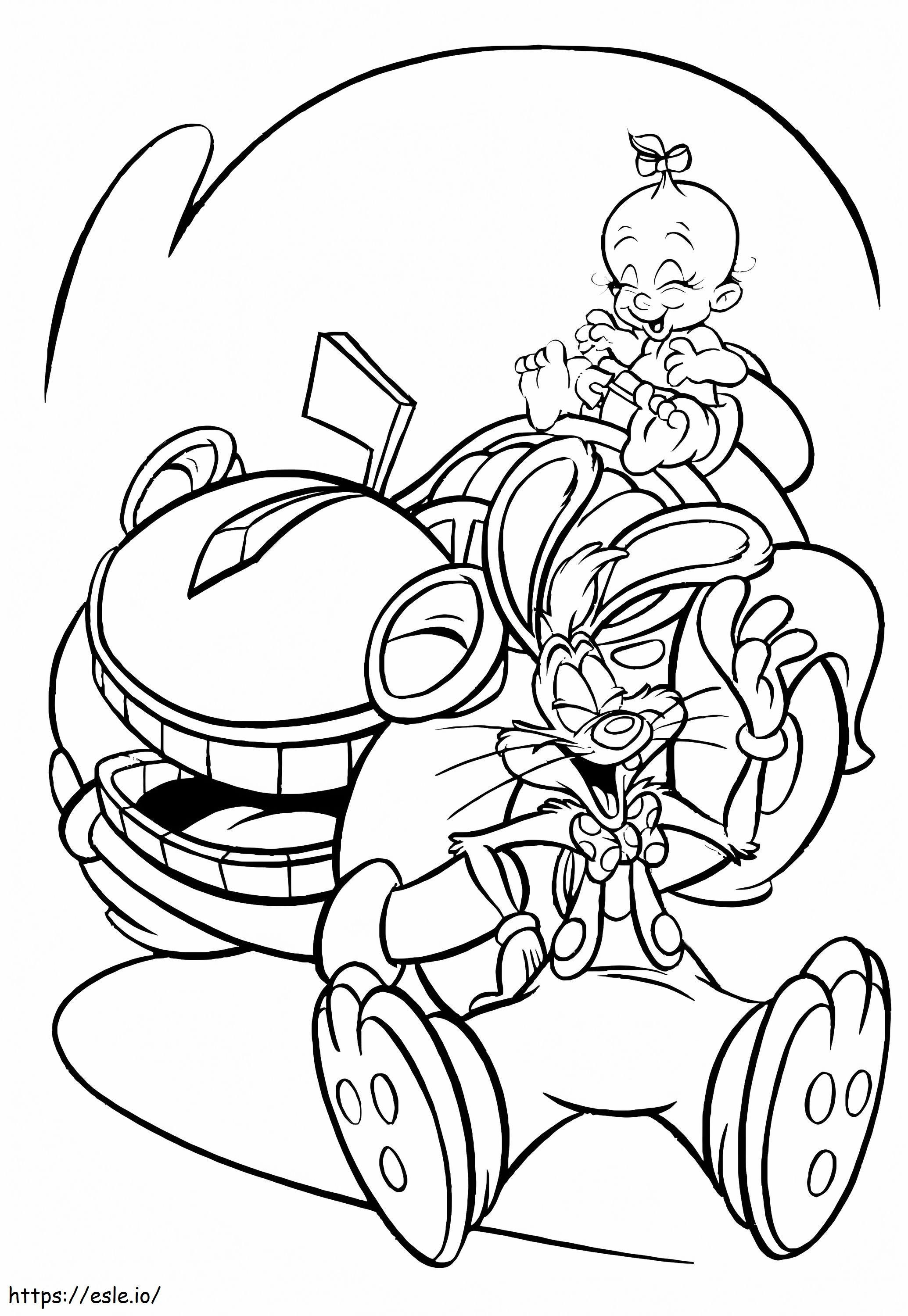 Characters From Roger Rabbit coloring page