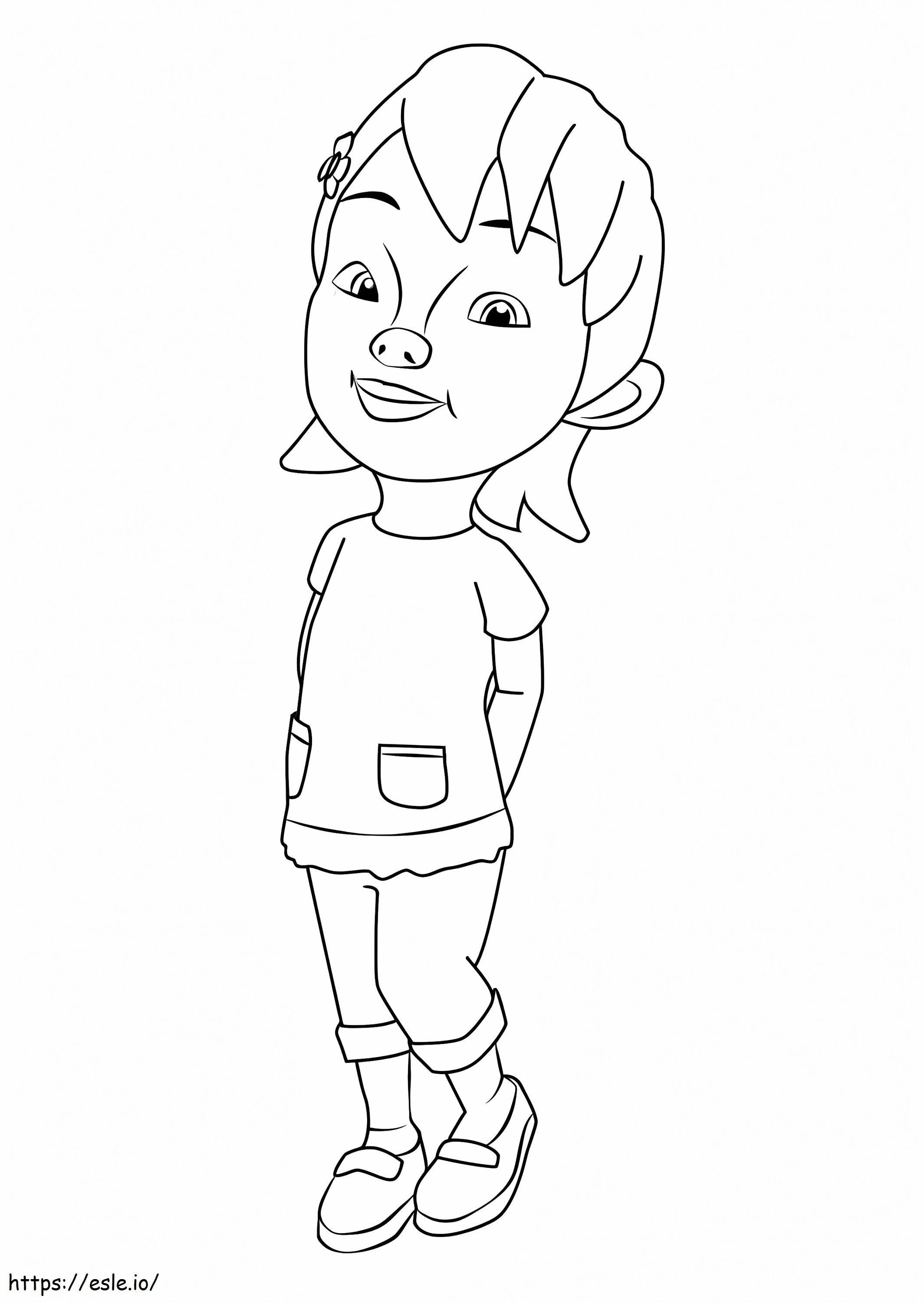 Susanti da Upin e Ipin da colorare