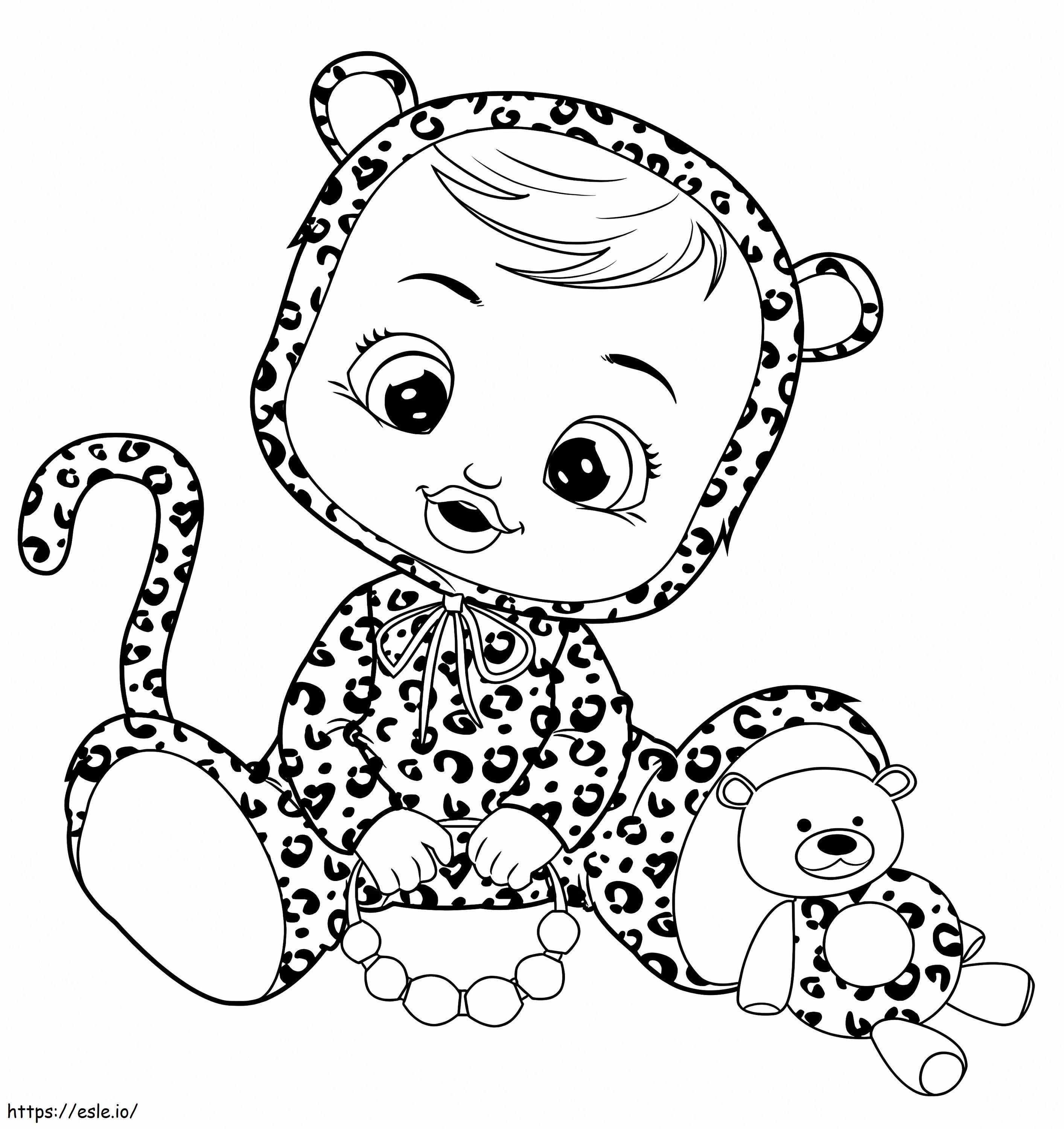 Lea Cry Babie coloring page