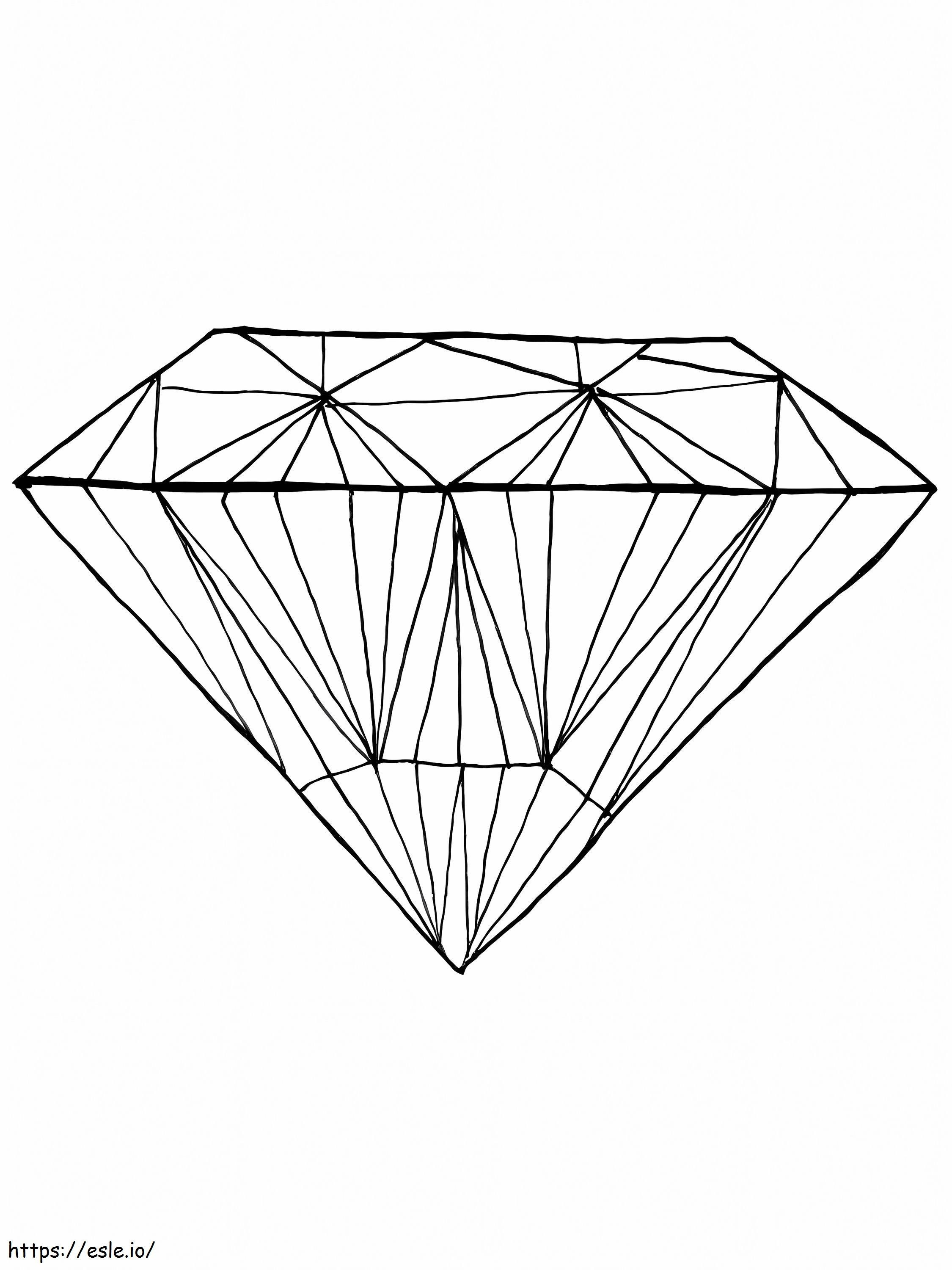 美しいダイヤモンド ぬりえ - 塗り絵