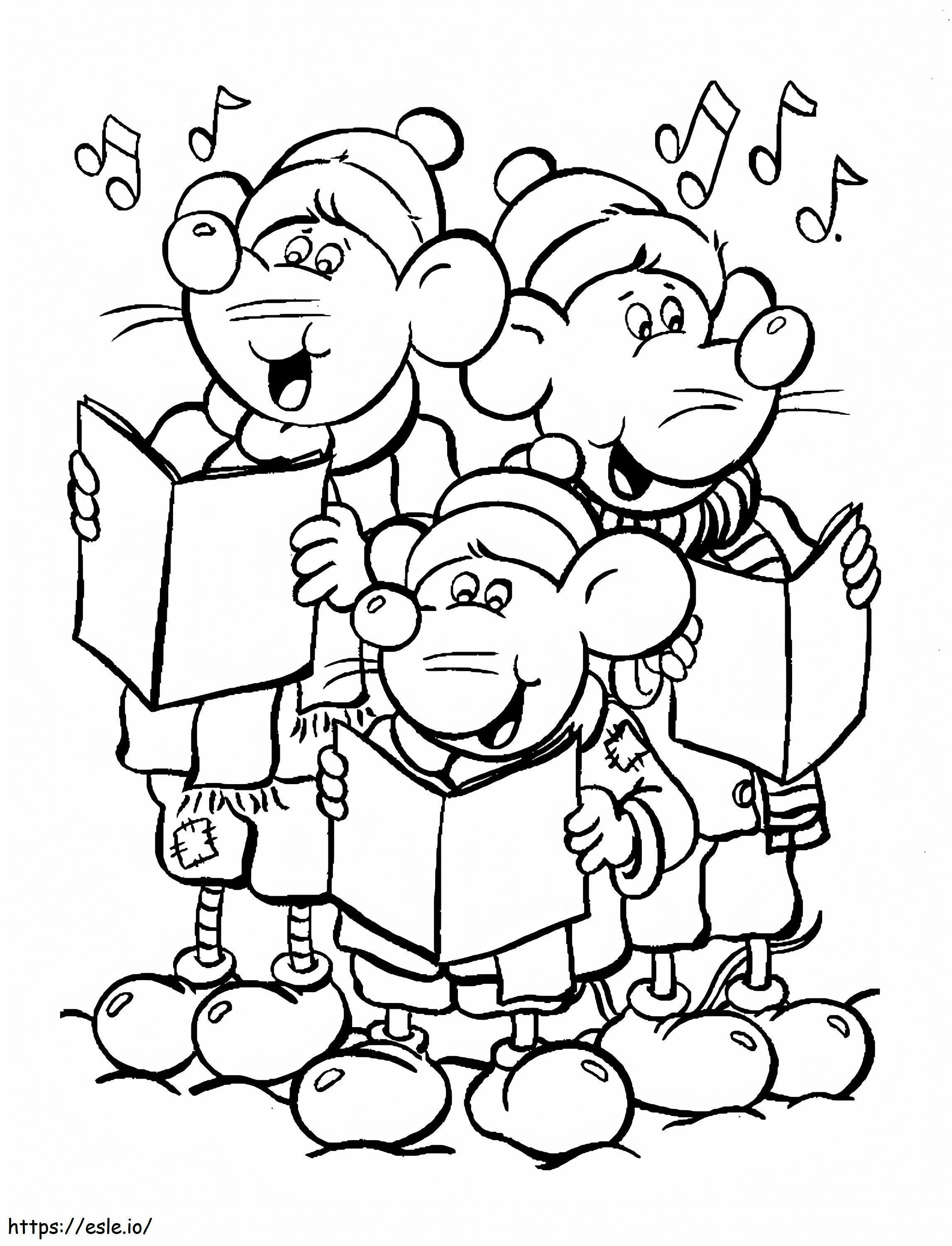 1545184103 Singing Christmas Songs coloring page