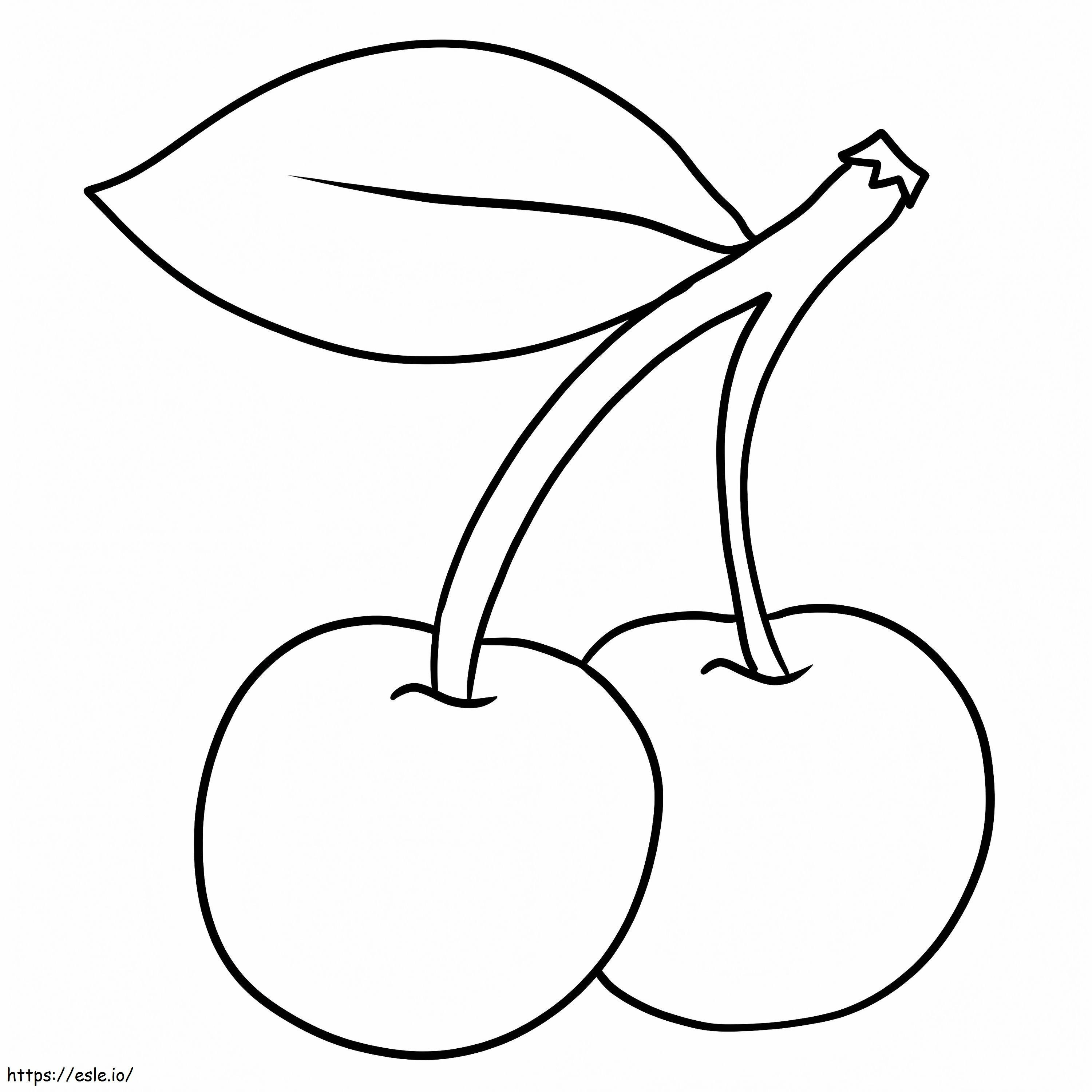 Big Cherry coloring page