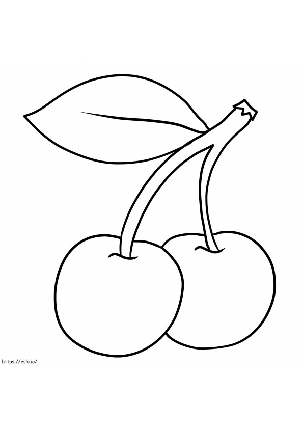 Big Cherry coloring page