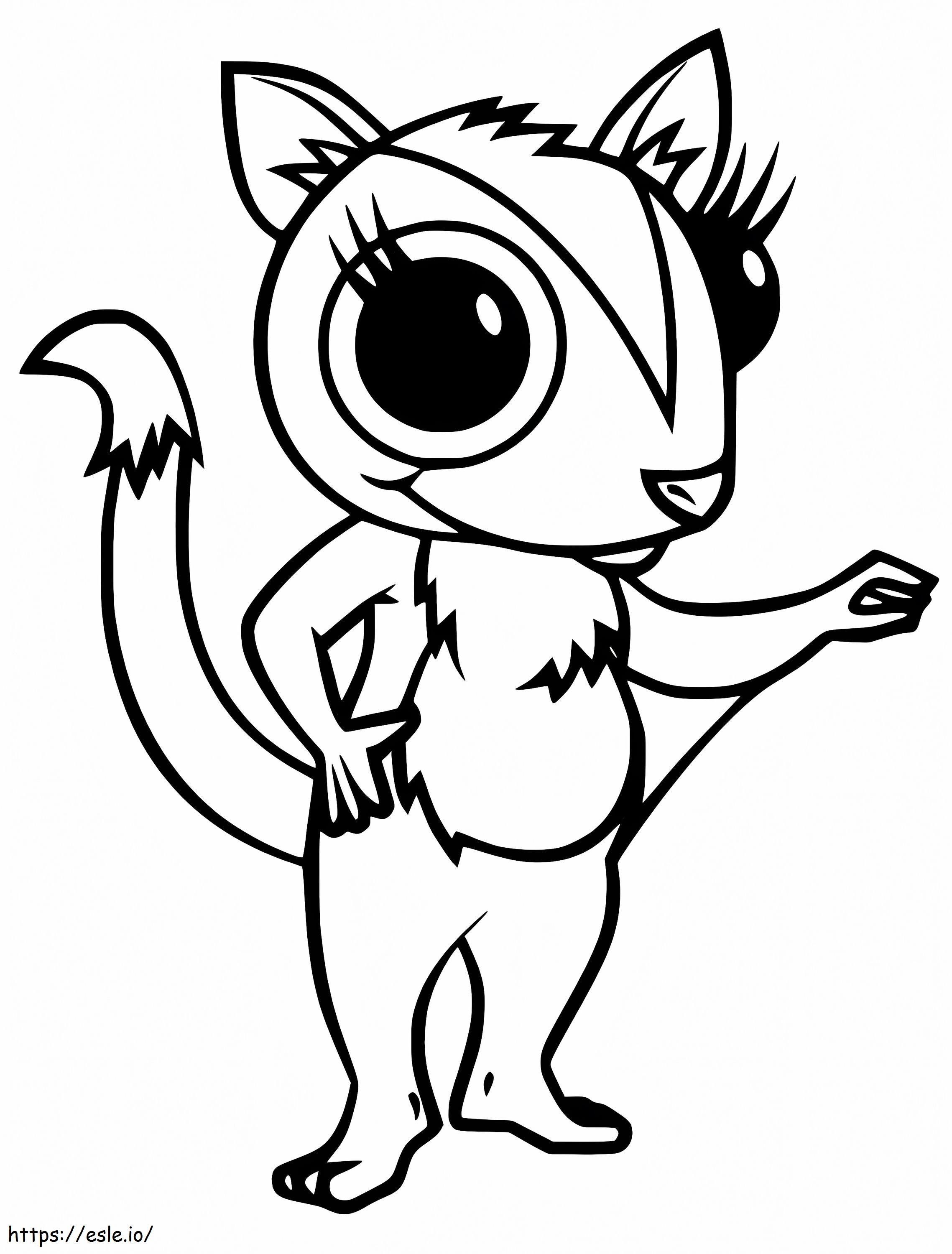 Cartoon Sugar Glider Coloring Page - Free Printable PDF