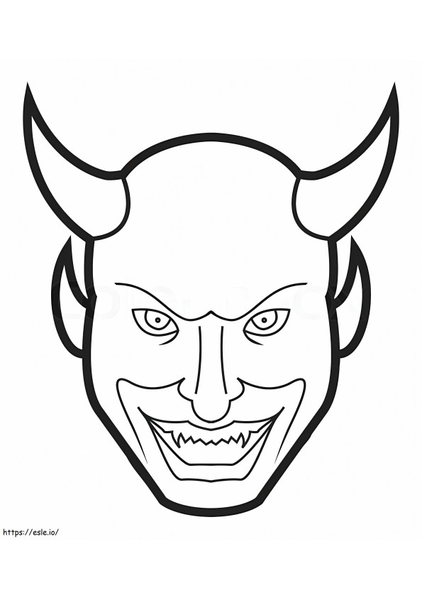 1548318740 Devil Drawing Easy 13 coloring page