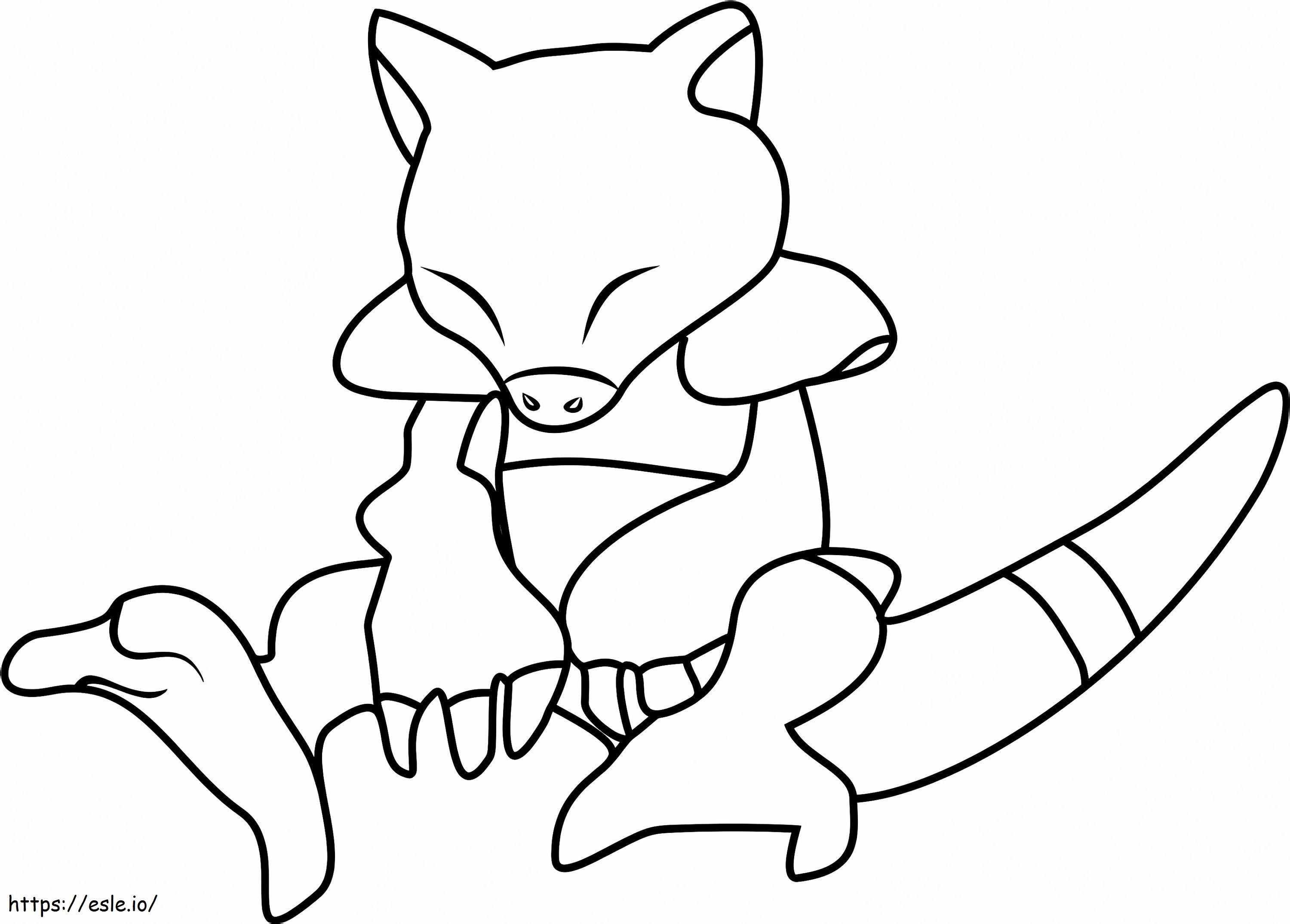 Coloriage 1530498559 Abra Pokémon Go1 à imprimer dessin
