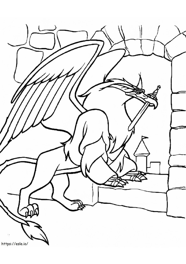 Quest For Camelot 7 coloring page