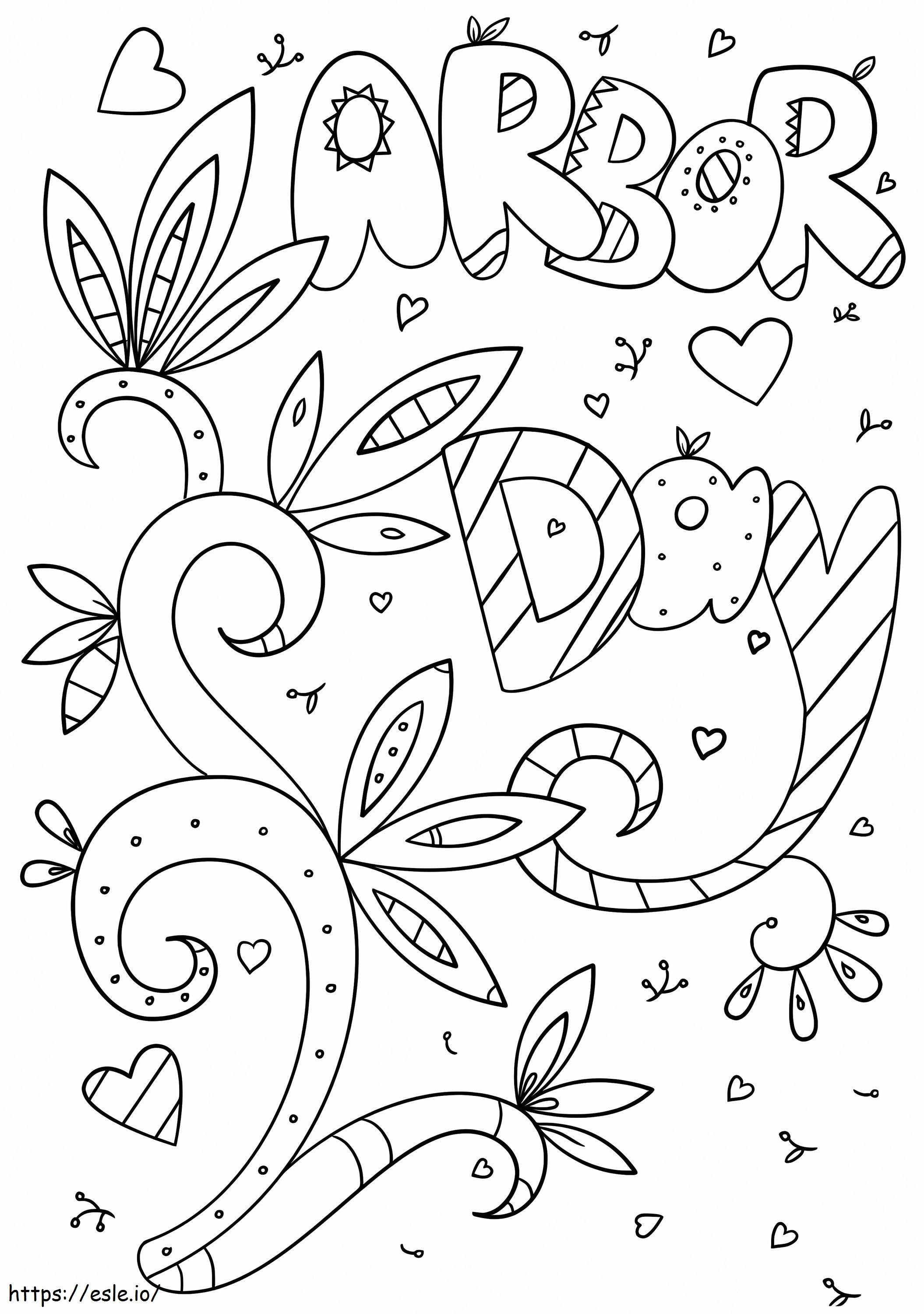 Arbor Day 1 coloring page