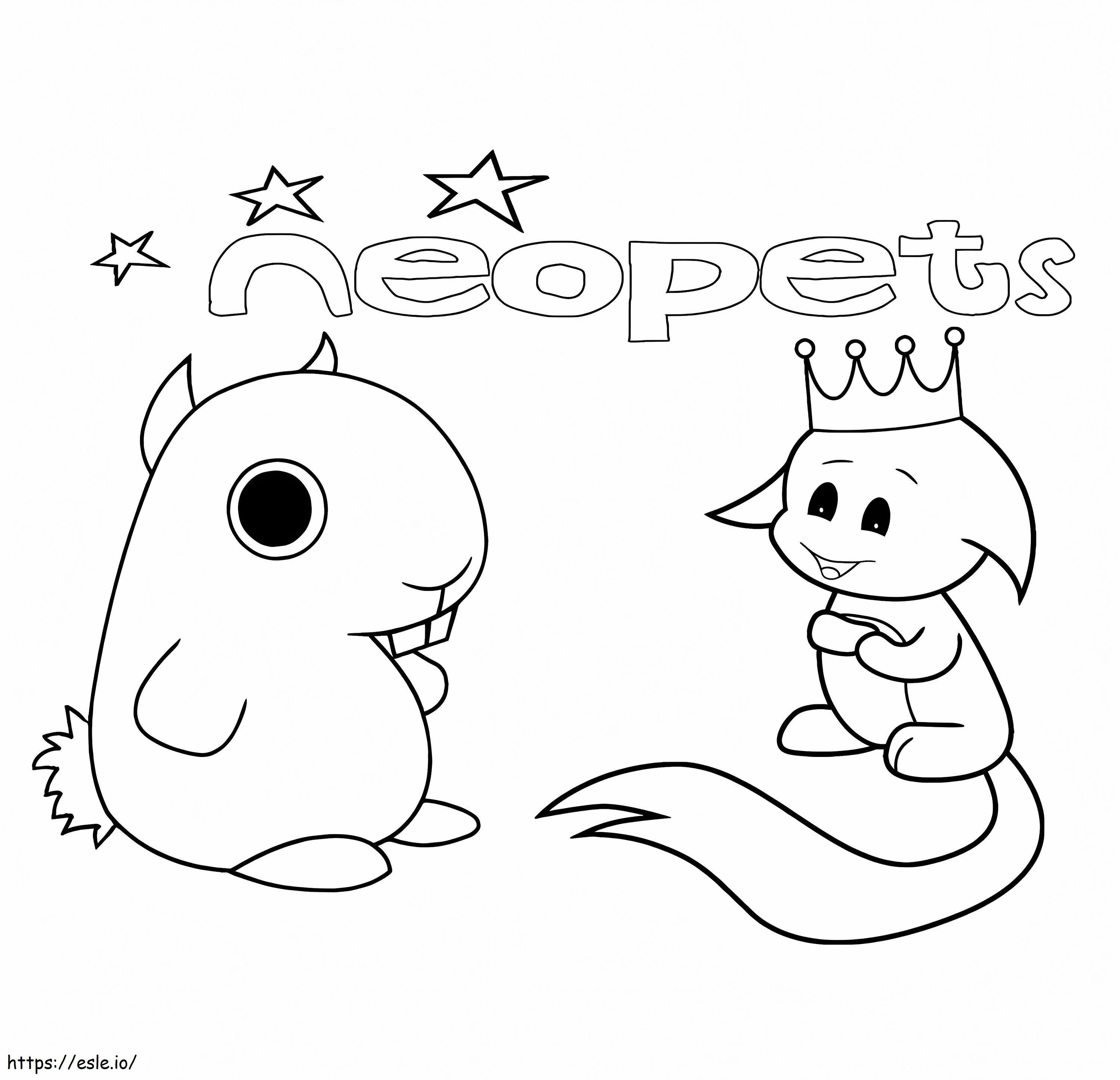 Neopets 13 coloring page
