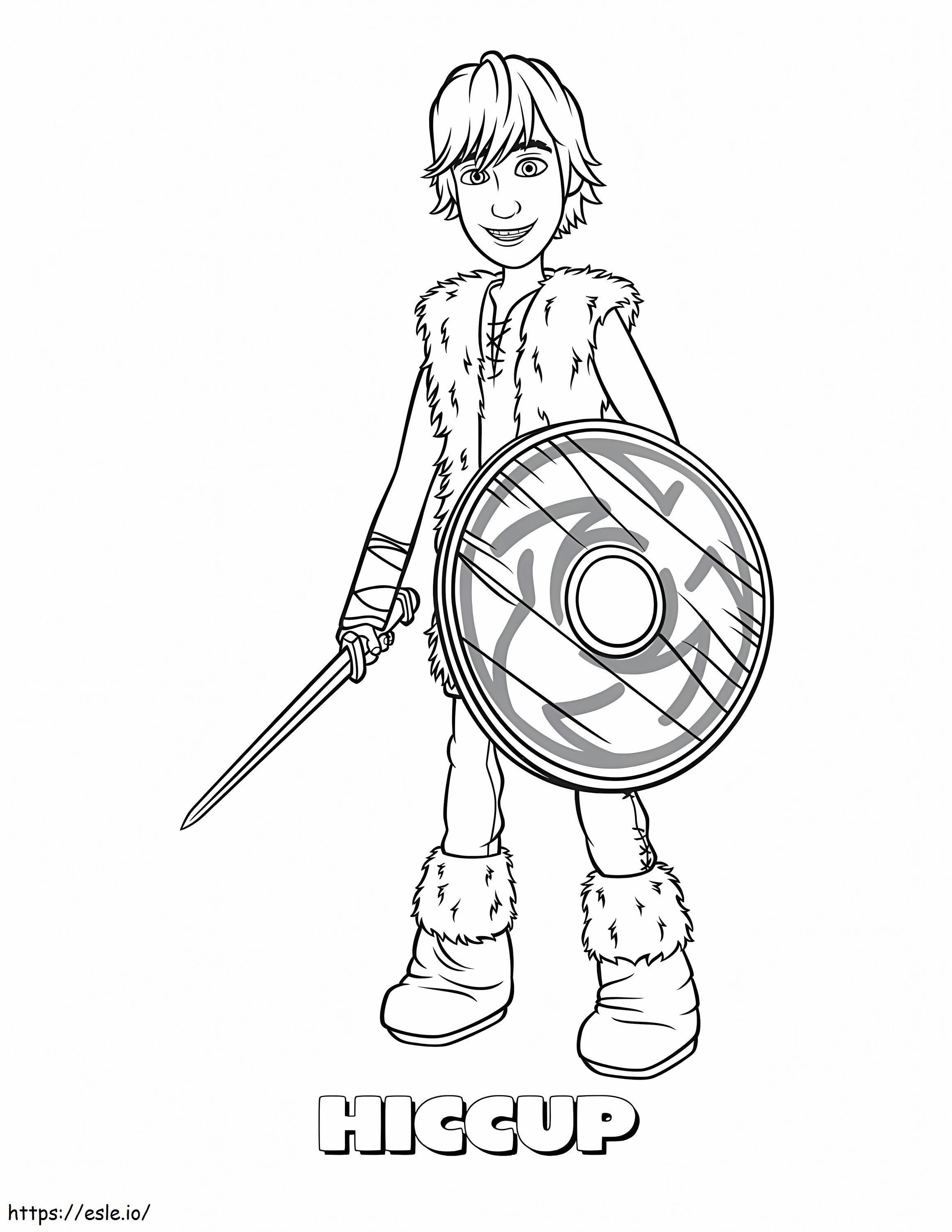 Hiccup Smiling coloring page