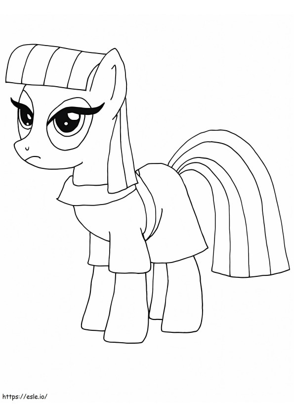 Torta Maud My Little Pony 777X1024 para colorir