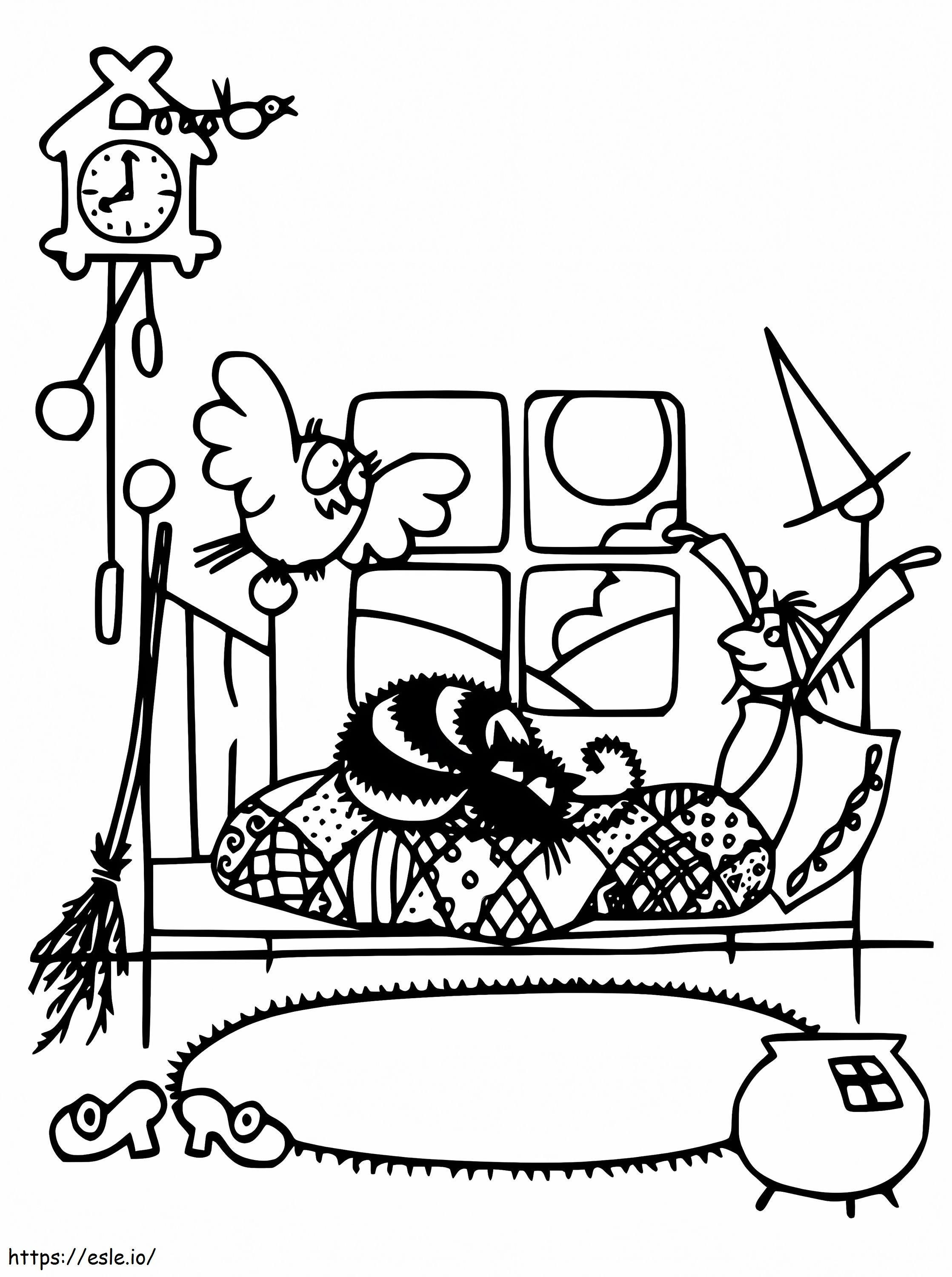 Me And Mog 2 coloring page