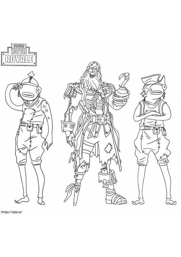 Fortnite 1 1 coloring page