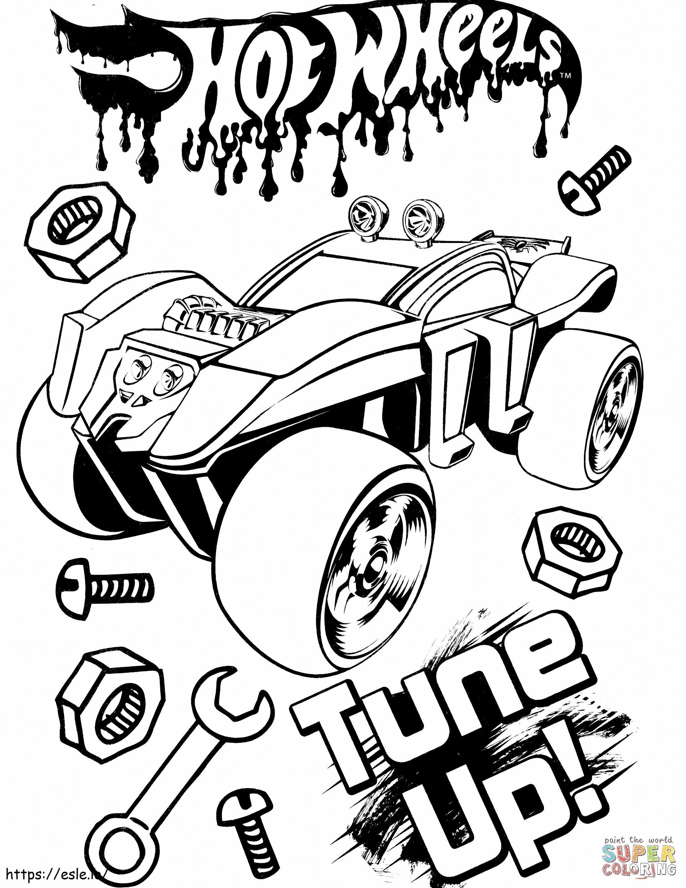 1539563591 Hot Wheels Tune Up coloring page