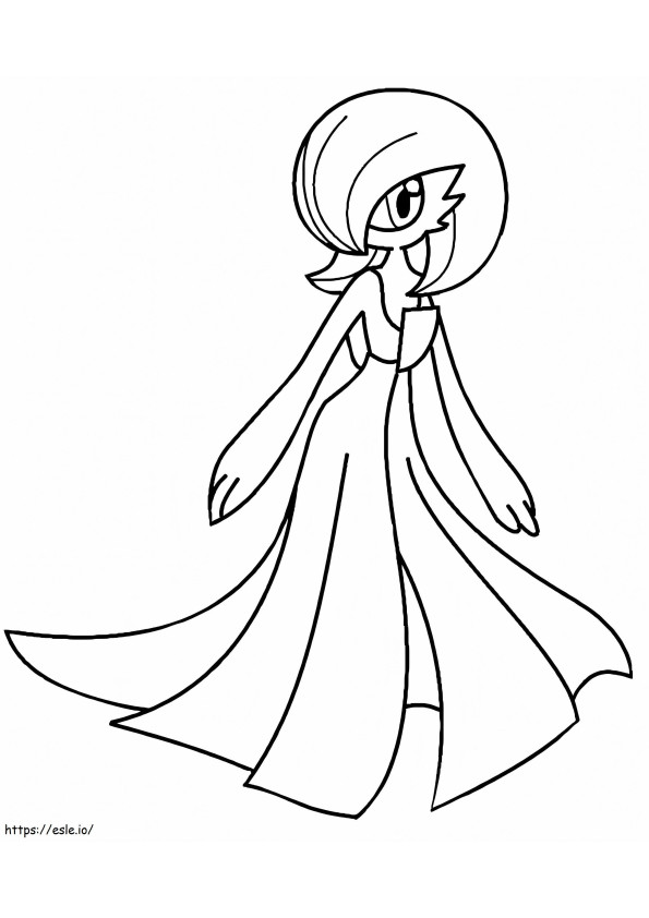 Gardevoir In Pokemon coloring page