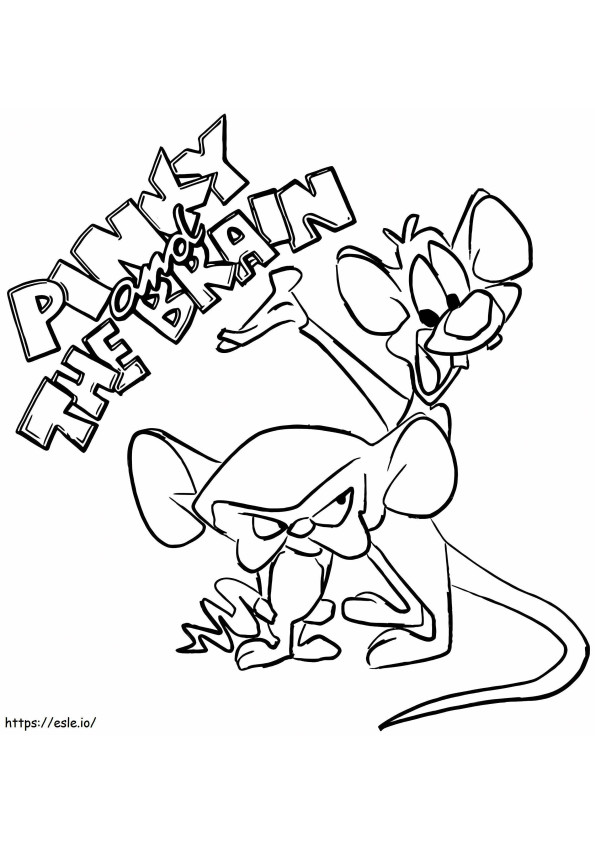 Pinky And The Brain 3 coloring page
