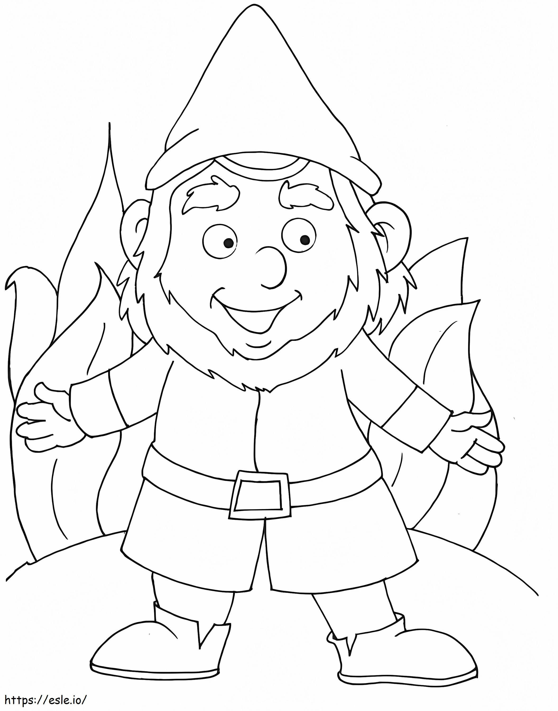 Dwarf To Color coloring page