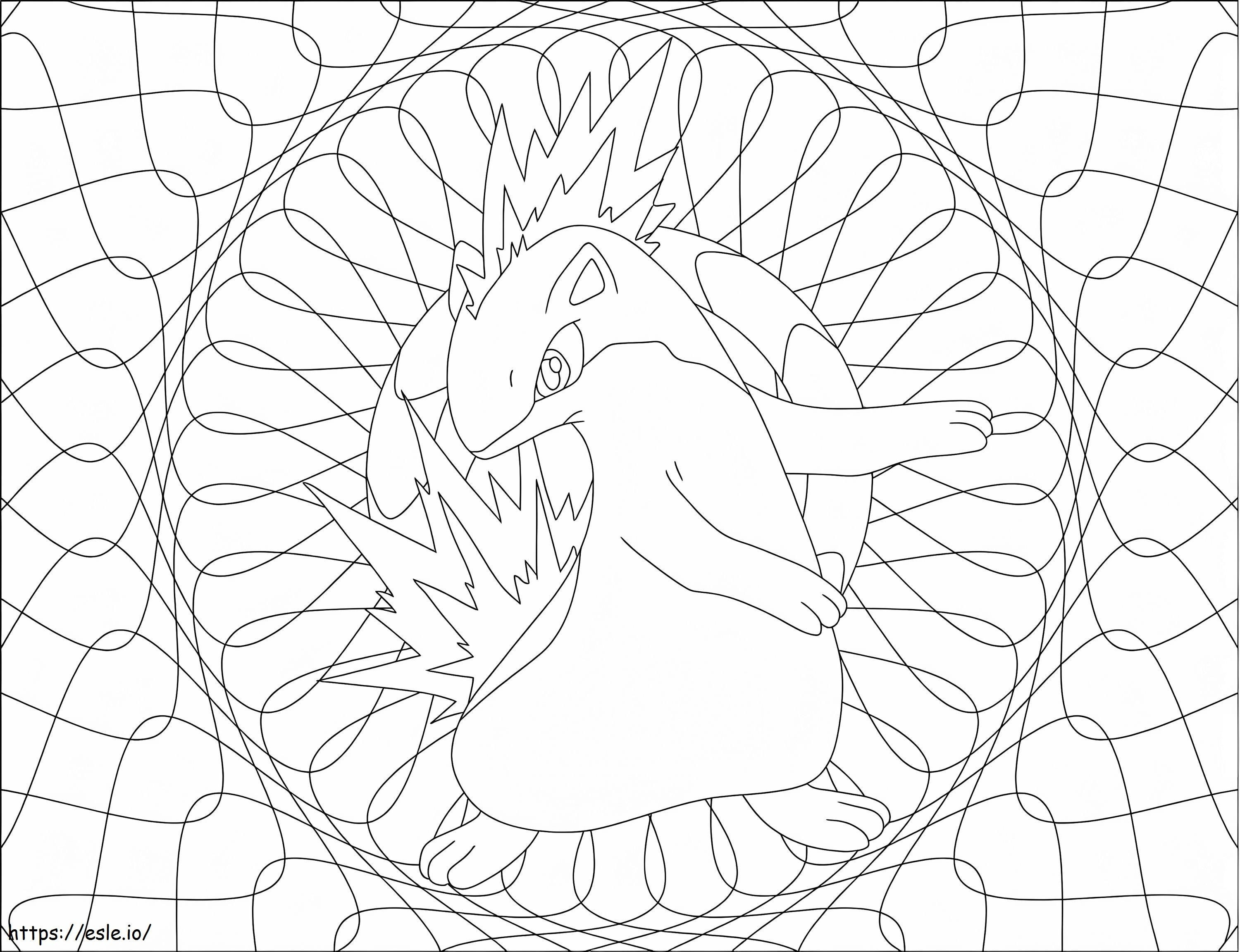Quilava Gen 2 Pokemon coloring page