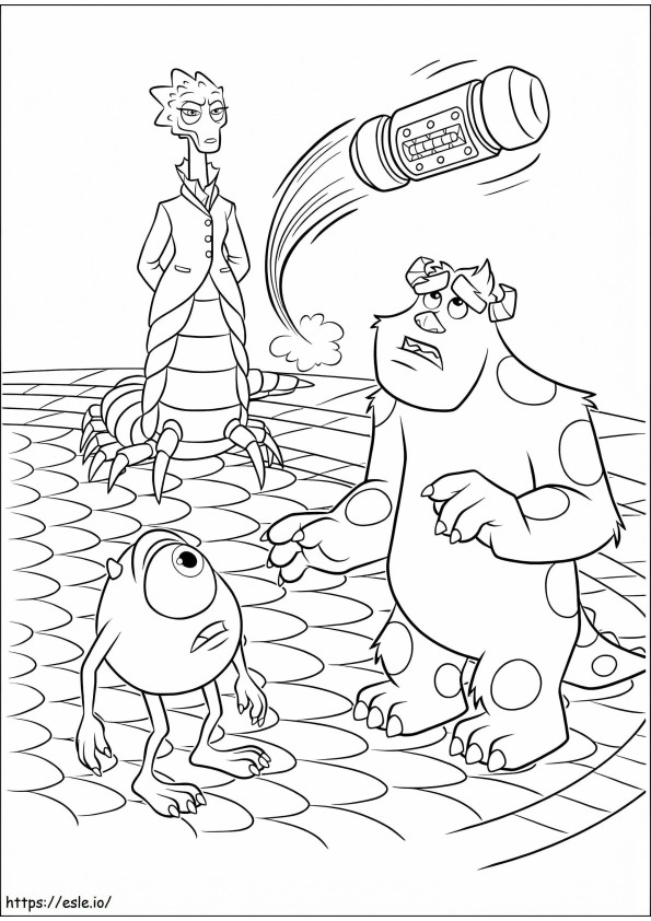 Monsters University For Kid coloring page