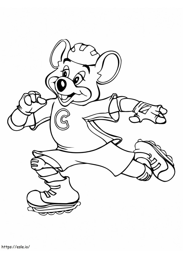 Chuck E. Cheese To Print coloring page