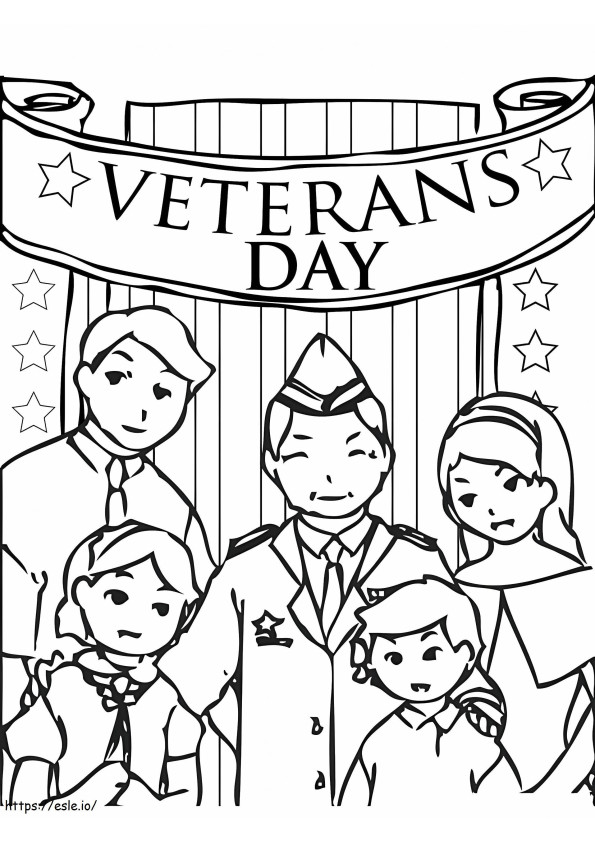 Dia dos Veteranos 2 para colorir