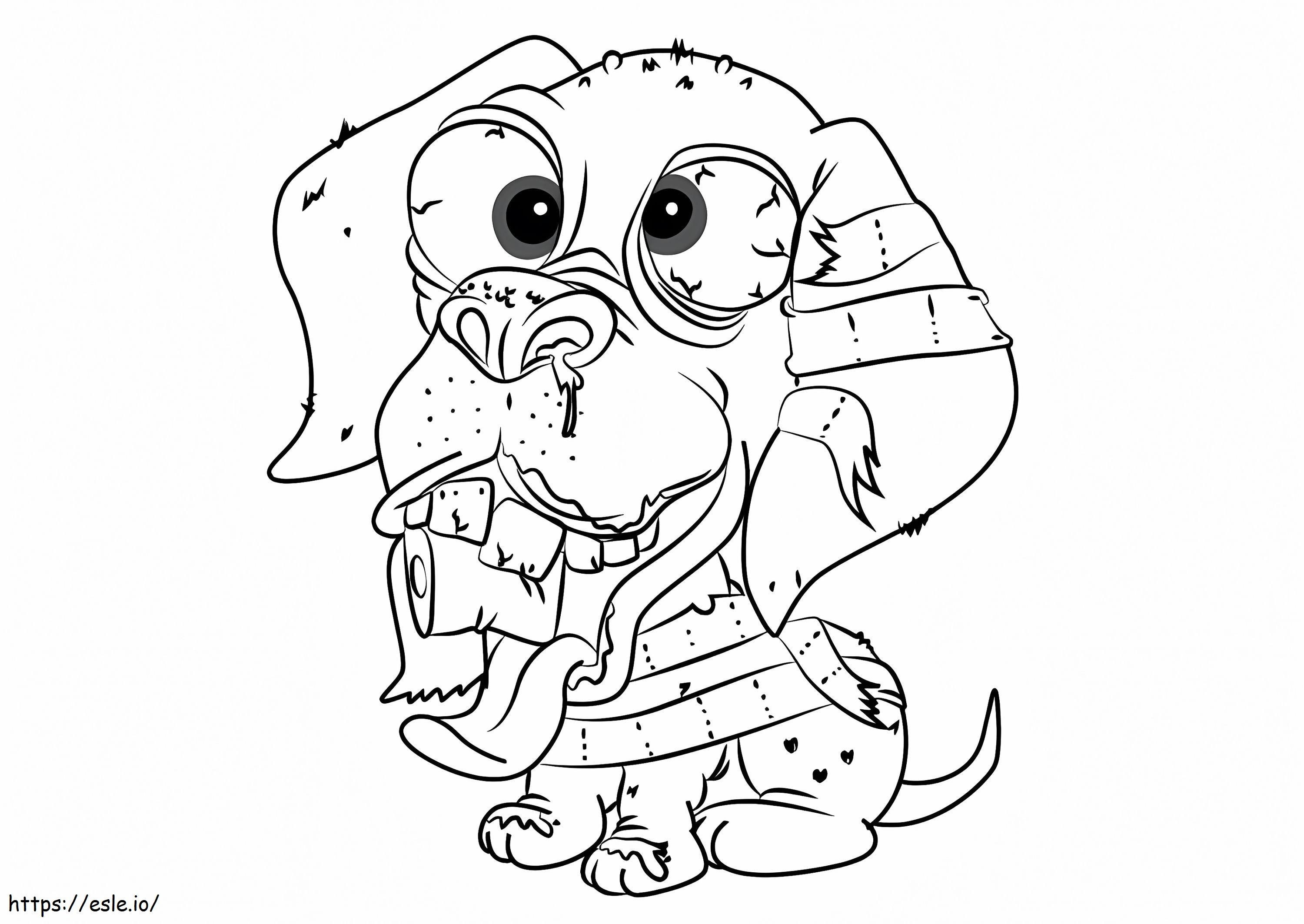 Slobrador Ugglys Pet Shop coloring page