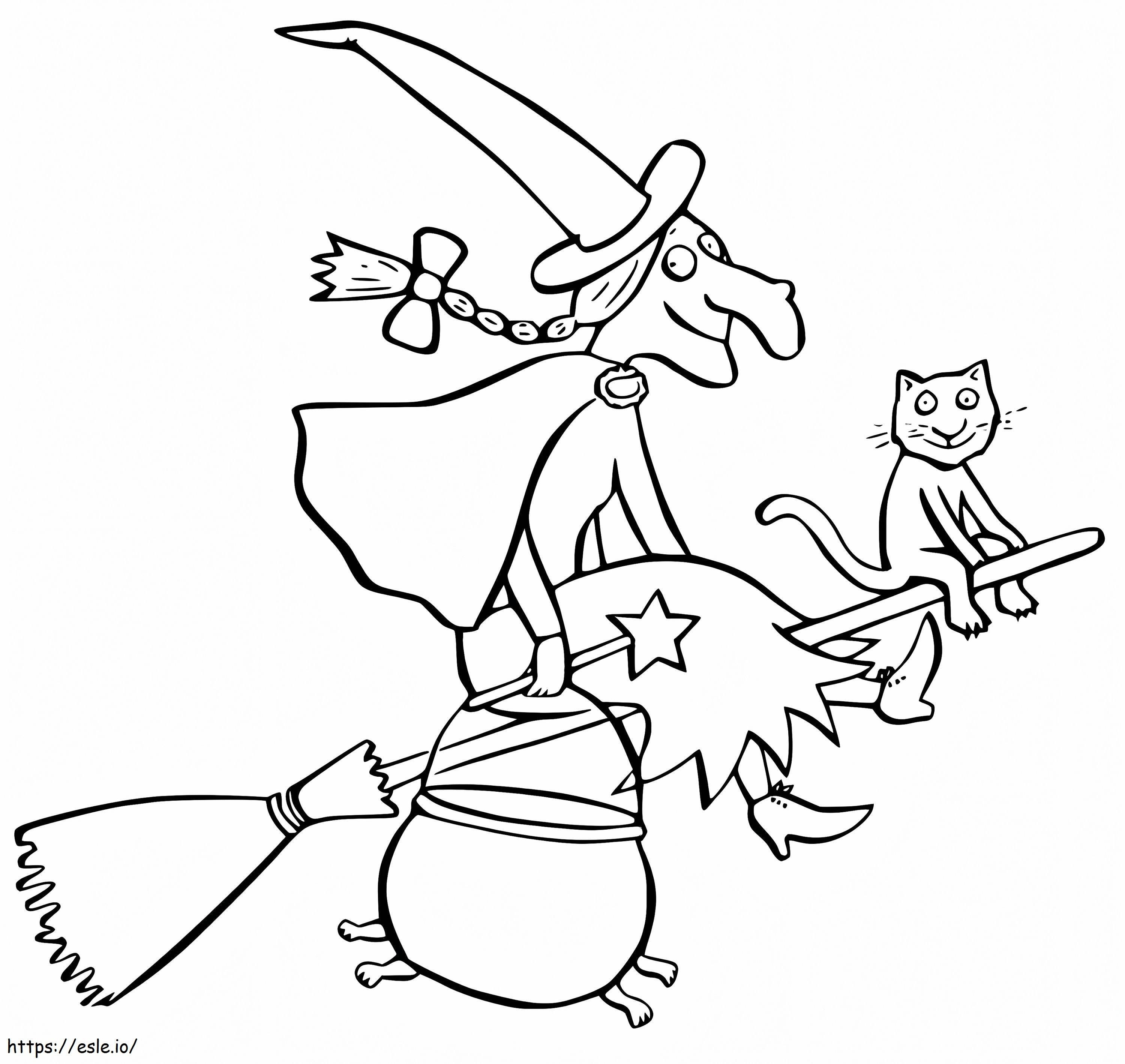 Room On The Broom 4 coloring page