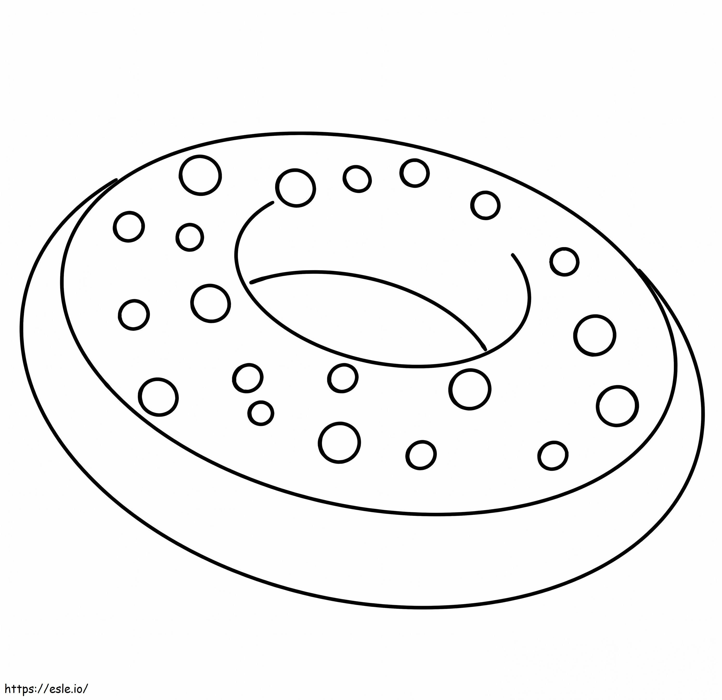 Bom Donut para colorir
