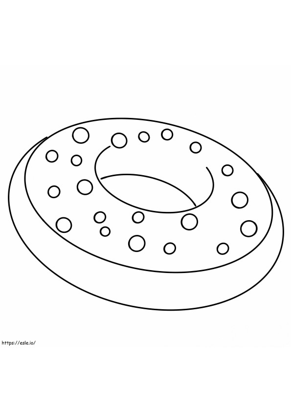 Good Donut coloring page