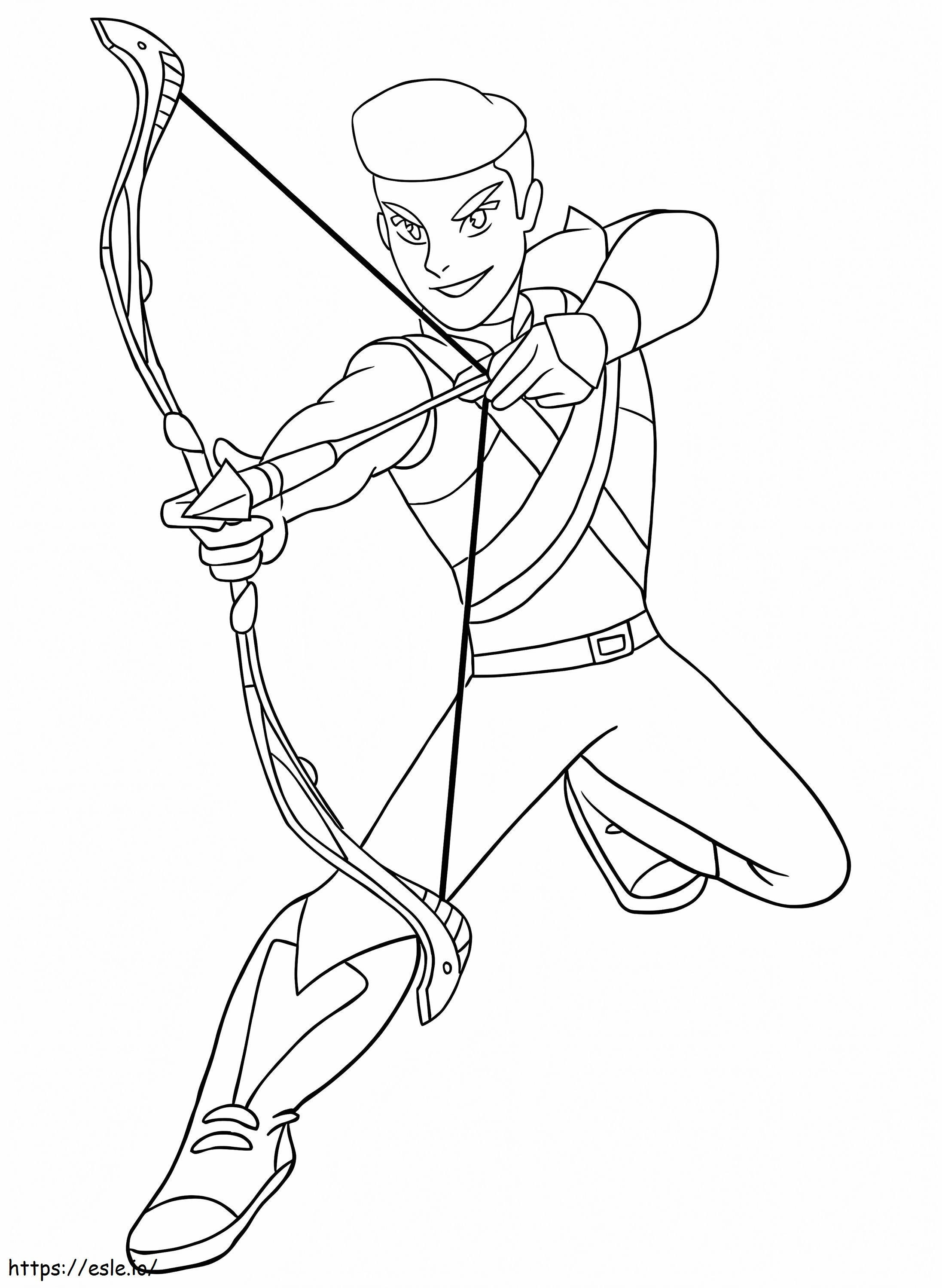 Bow From She Ra Princess coloring page