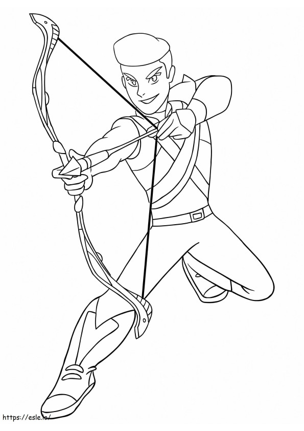 Bow From She Ra Princess coloring page