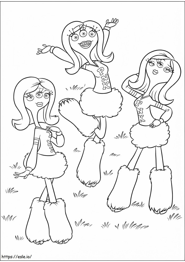 Monsters University 10 coloring page