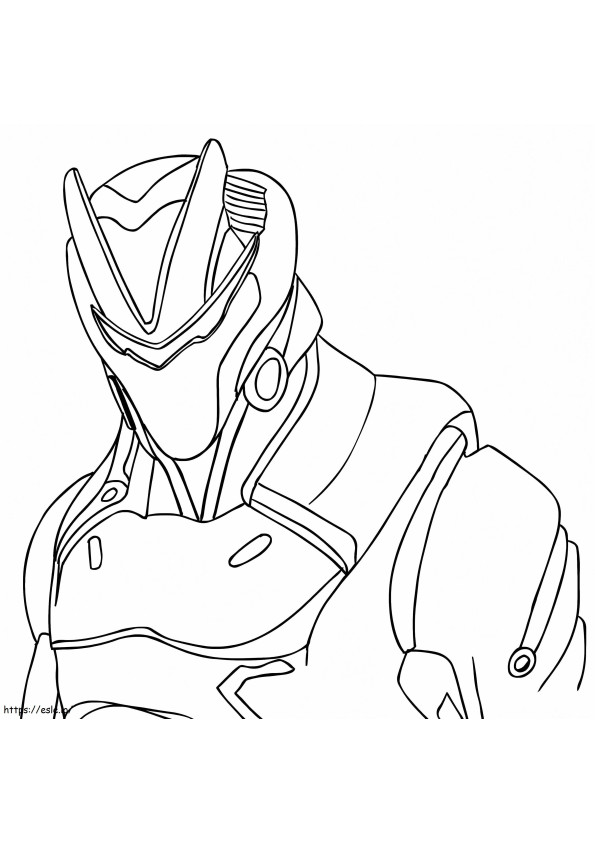 Omega Fortnite 4 coloring page