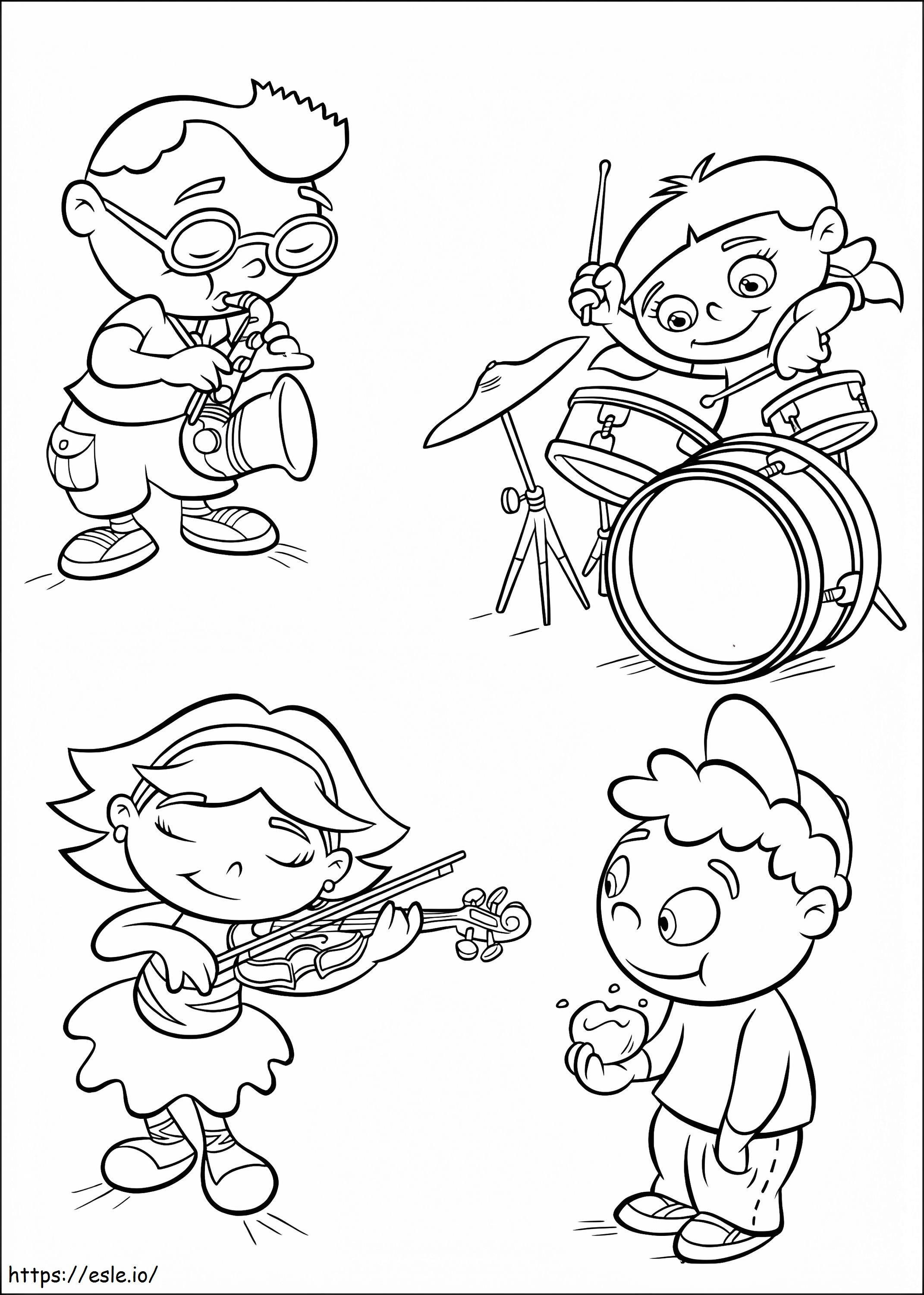 Little Einsteins 7 coloring page