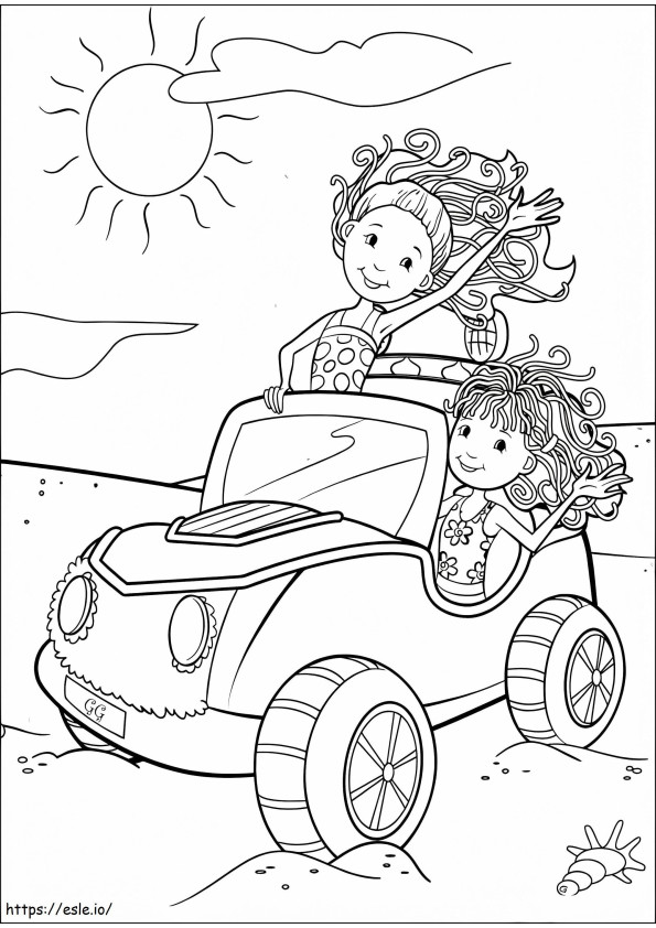 Groovy Girls 3 coloring page