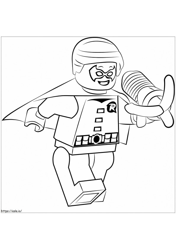 Aksiyon Lego Robin 1 boyama