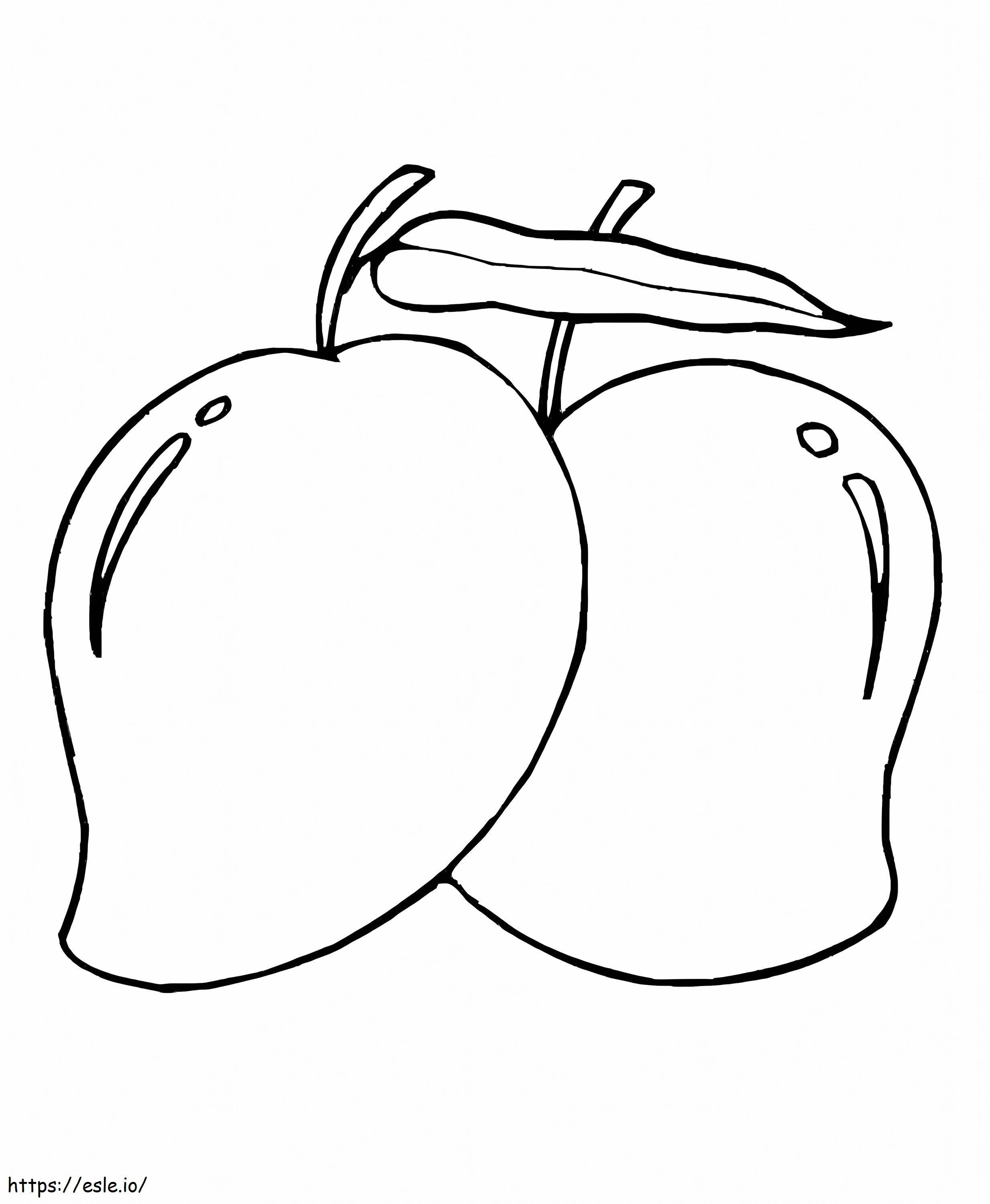1570581878 Fruit Colouring In Fruit And Vegetables Of Fruits Apple For Of Fruit Fruit Basket Colouring Pictures coloring page