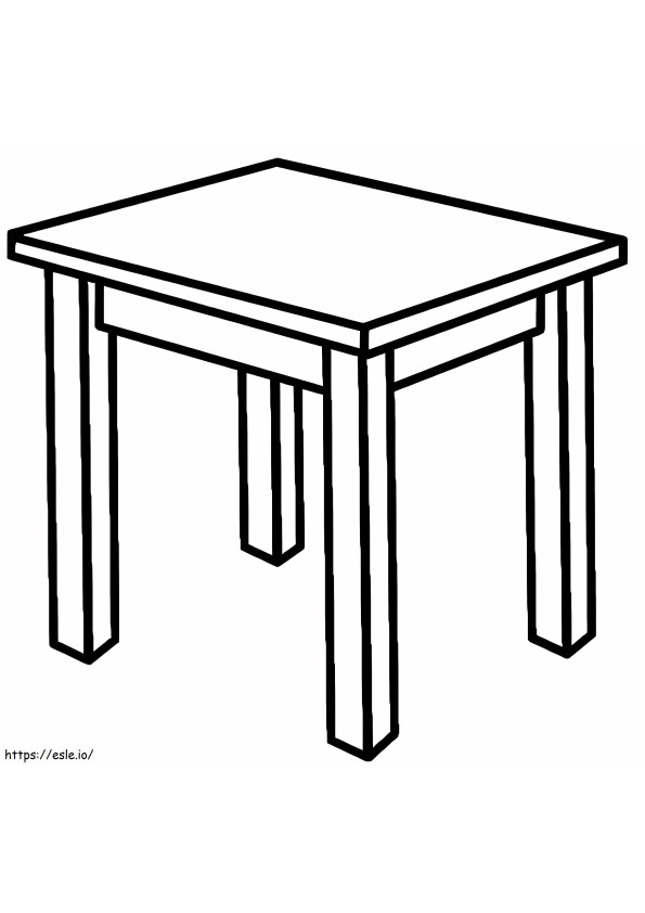 基本テーブル ぬりえ - 塗り絵