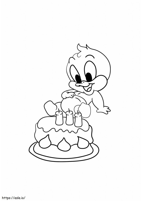 1526718958 Baby Daffy 17 A4 coloring page