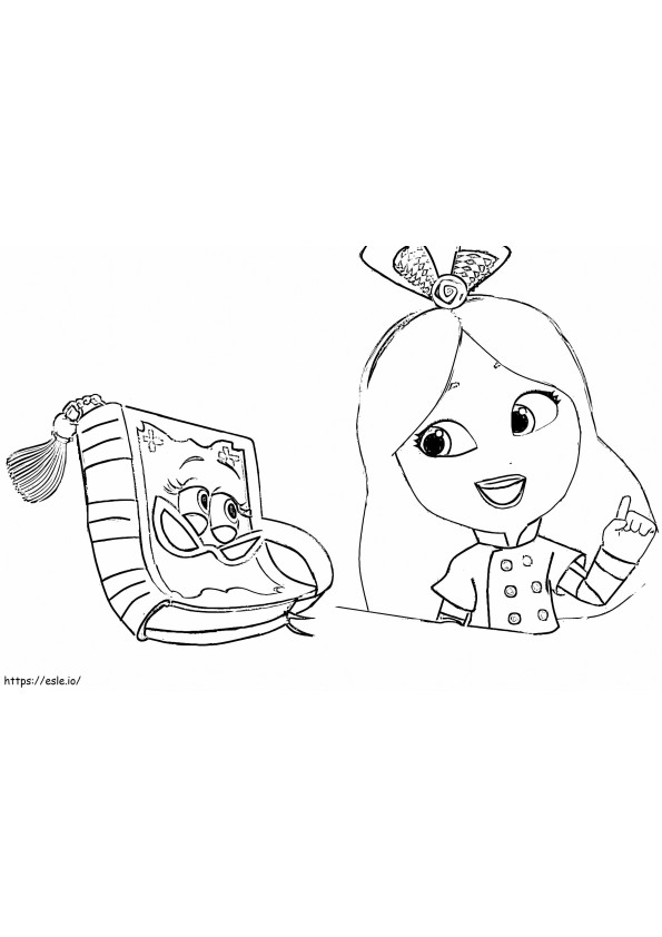 Print Adorable Alices Wonderland Bakery coloring page