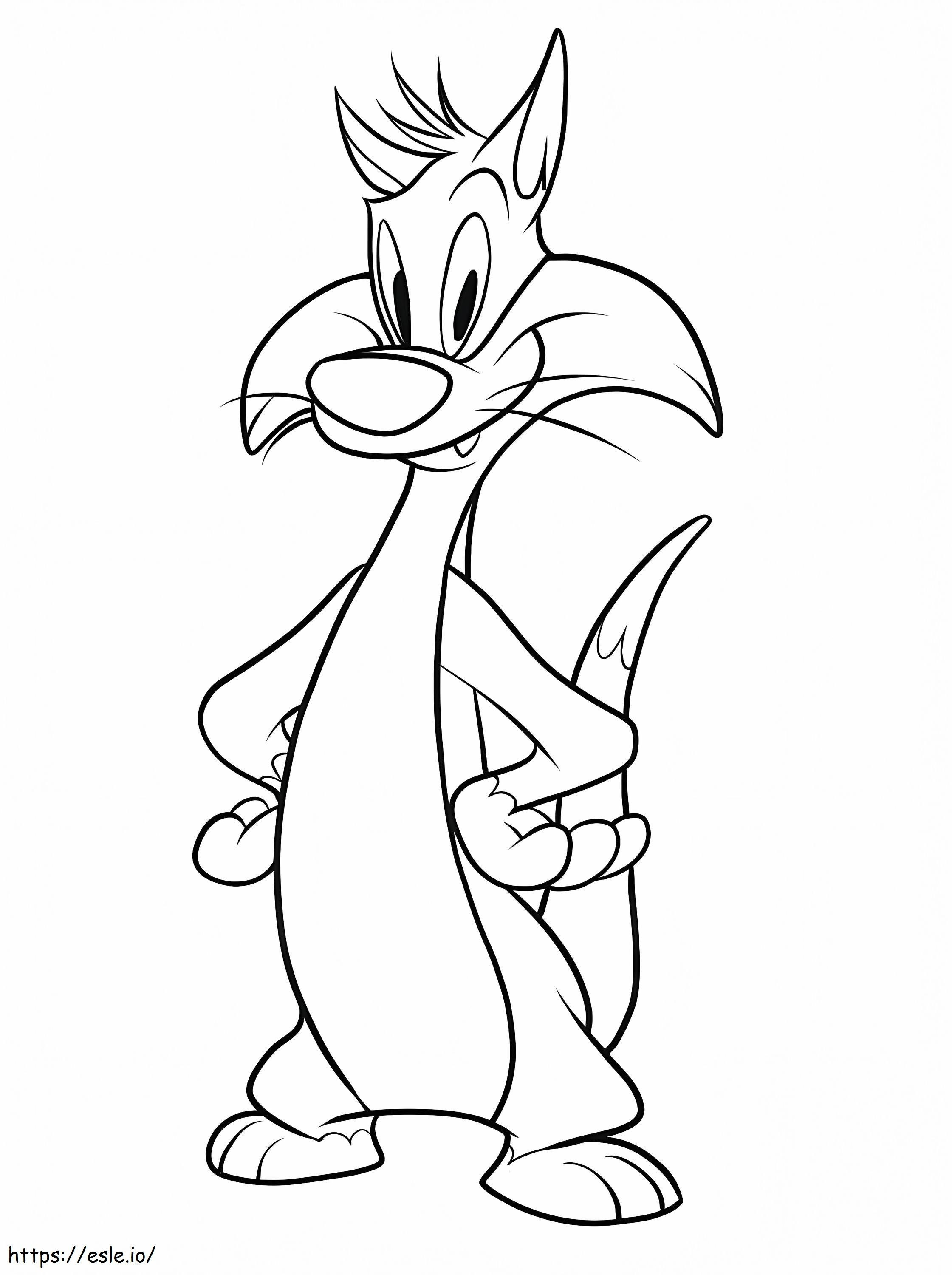Happy Sylvester coloring page