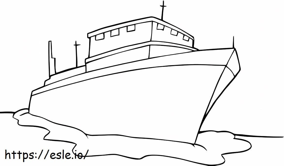 Amazing Ship coloring page