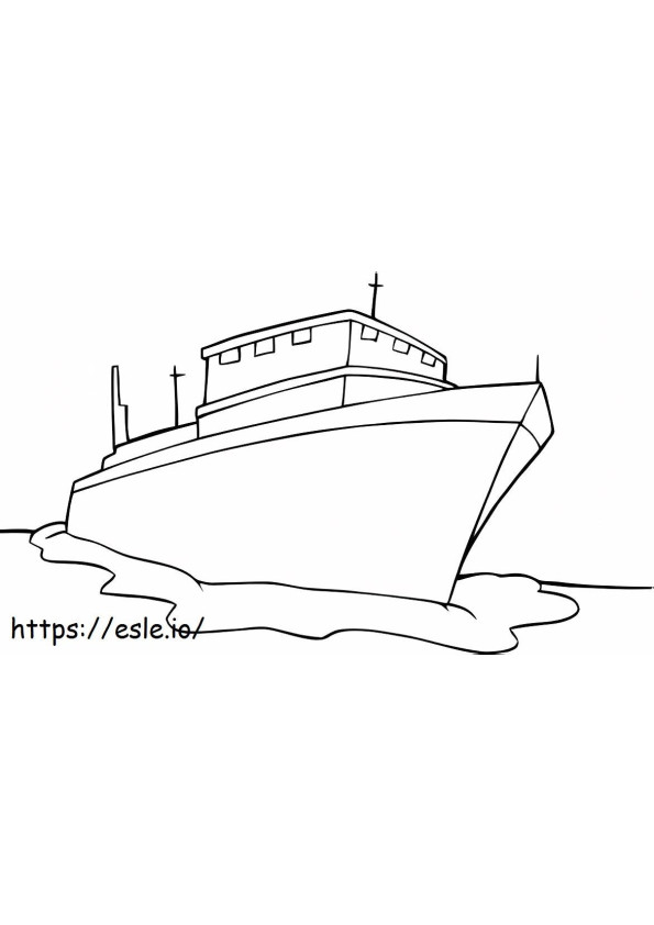 Amazing Ship coloring page
