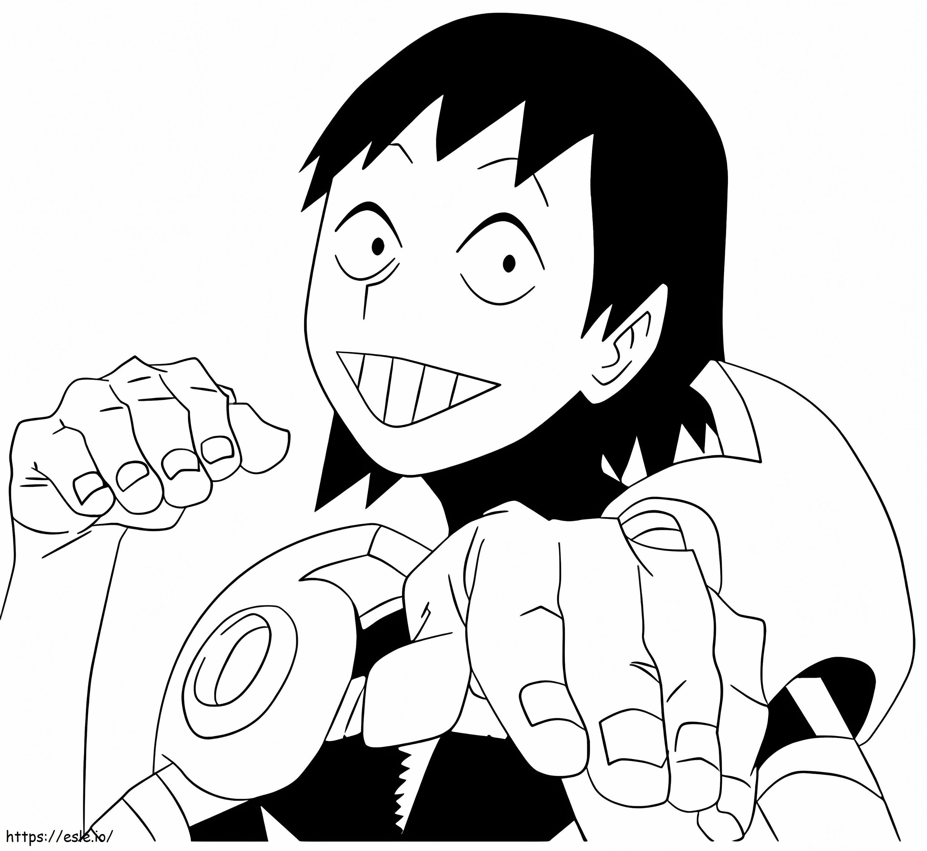 Funny Hanta Sero coloring page