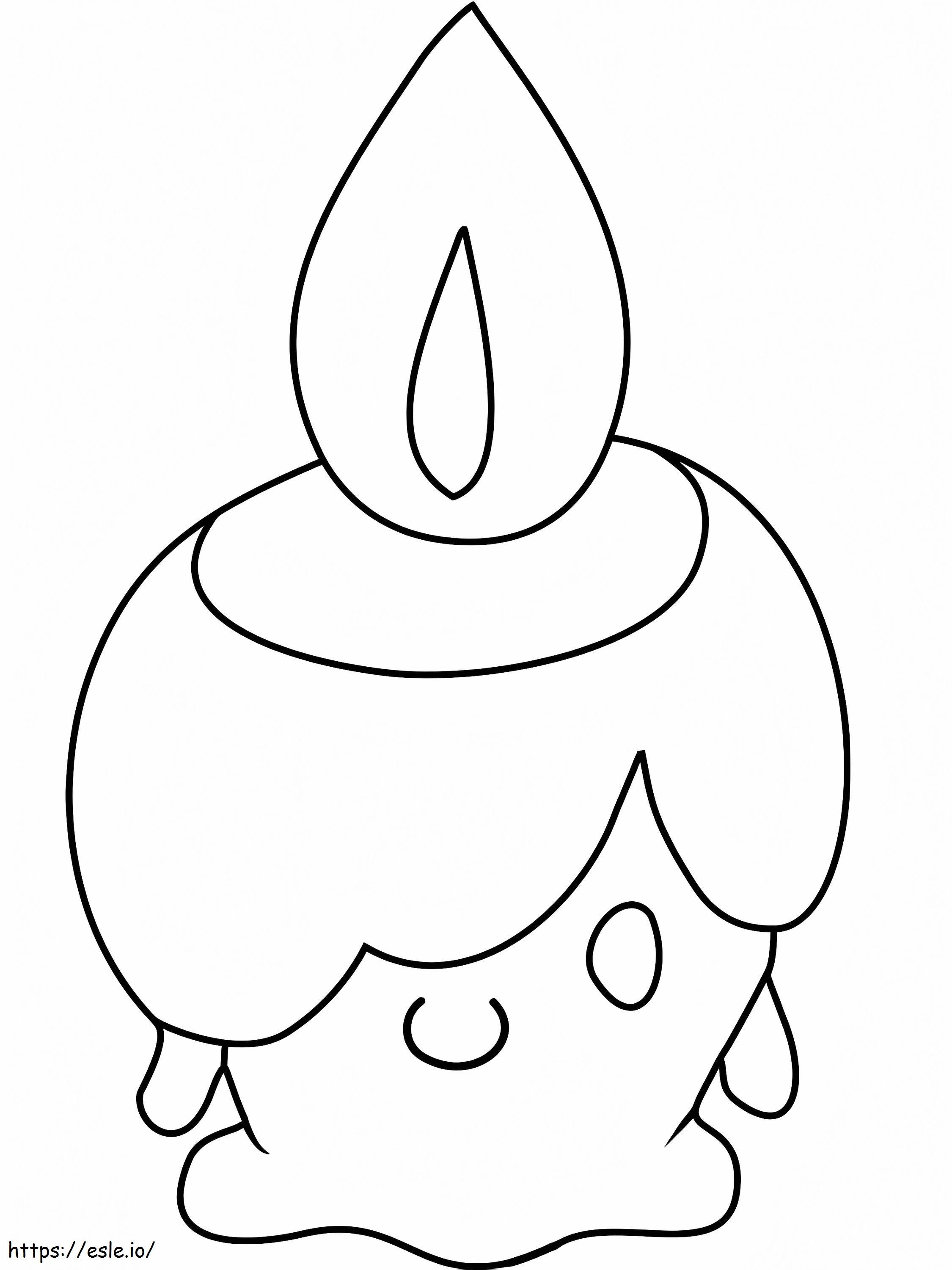 litwick coloring page easy pokemon